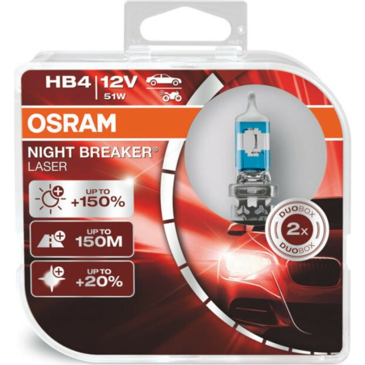 Ampoule Osram Night Breaker Laser Hb4 12V/51W