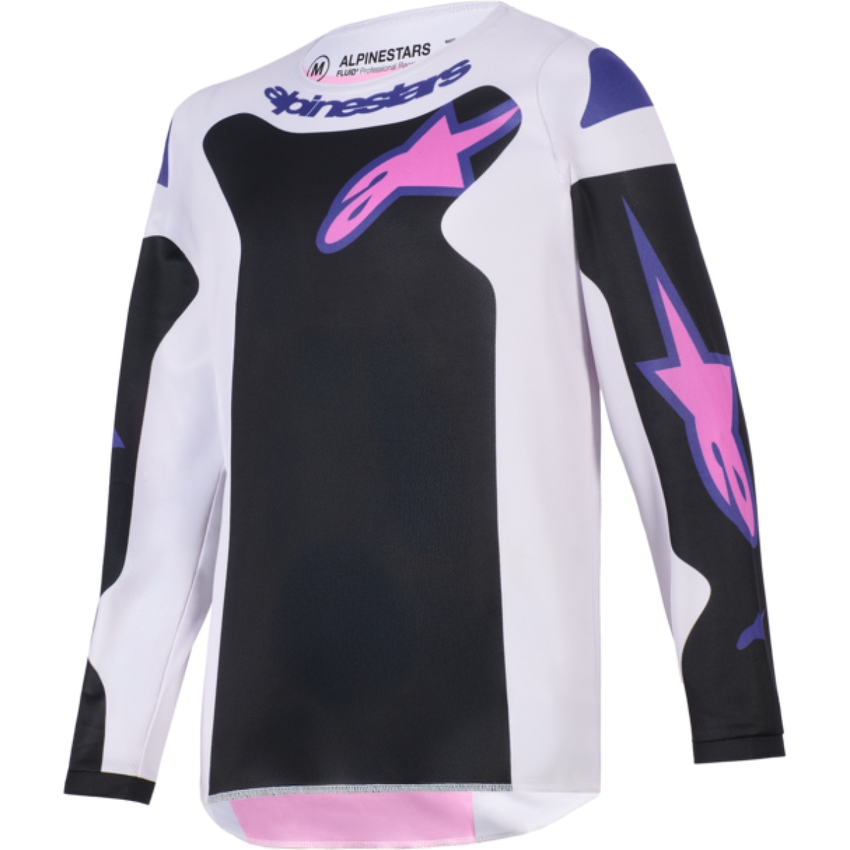 MAILLOT ALPINESTARS YOUTH FLUID GRID MX26 L/NOIR GRIS VIOLET 1568