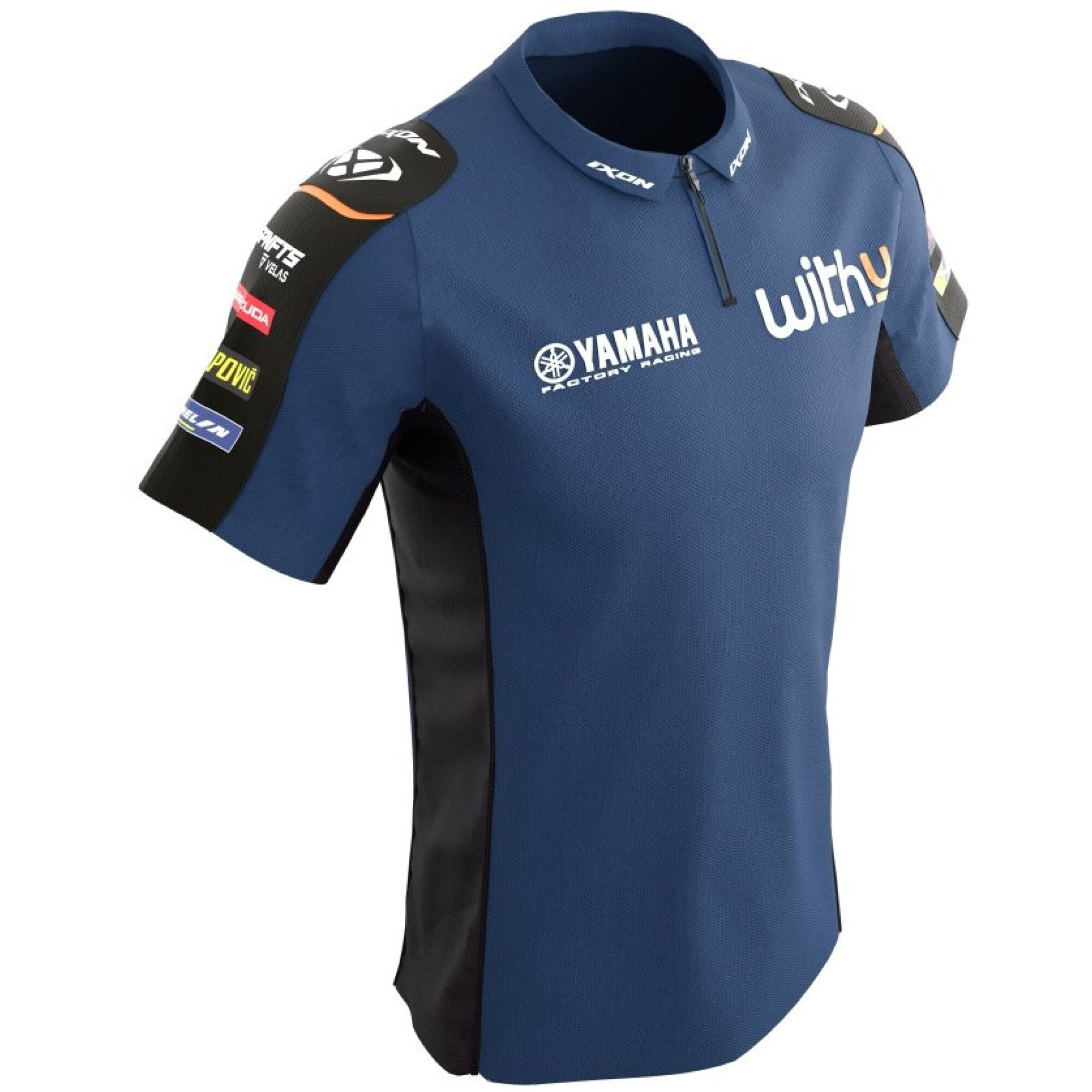 Polo Ixon Yamaha RNF P01 Replica 2022 Bleu Noir - 2XL
