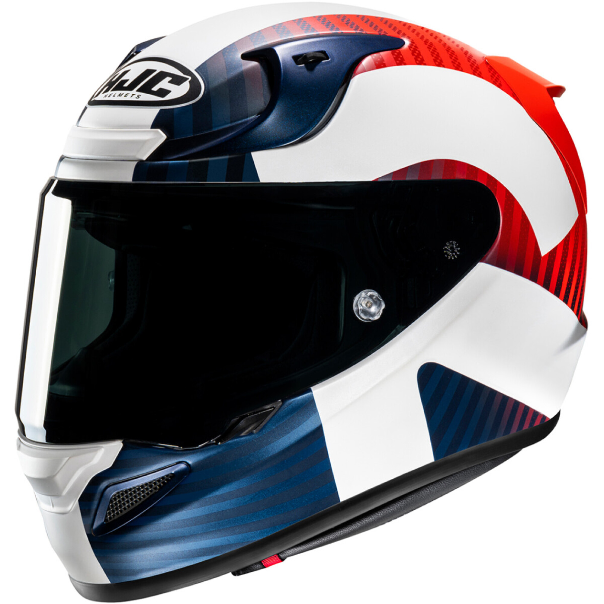 Casque HJC RPHA 12 Ottin Bleu Blanc Rouge - 2XS
