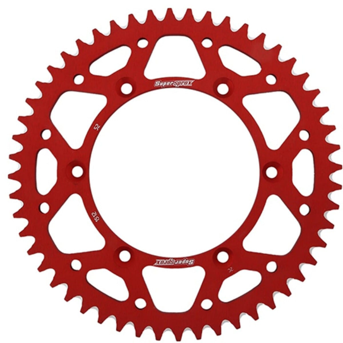 Couronne Alu Supersprox Ral-1512:52 Rouge