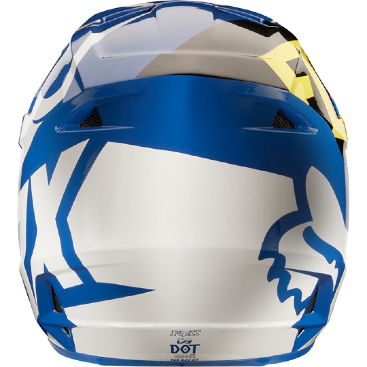 Casque Fox V1 Kid Race Bleu