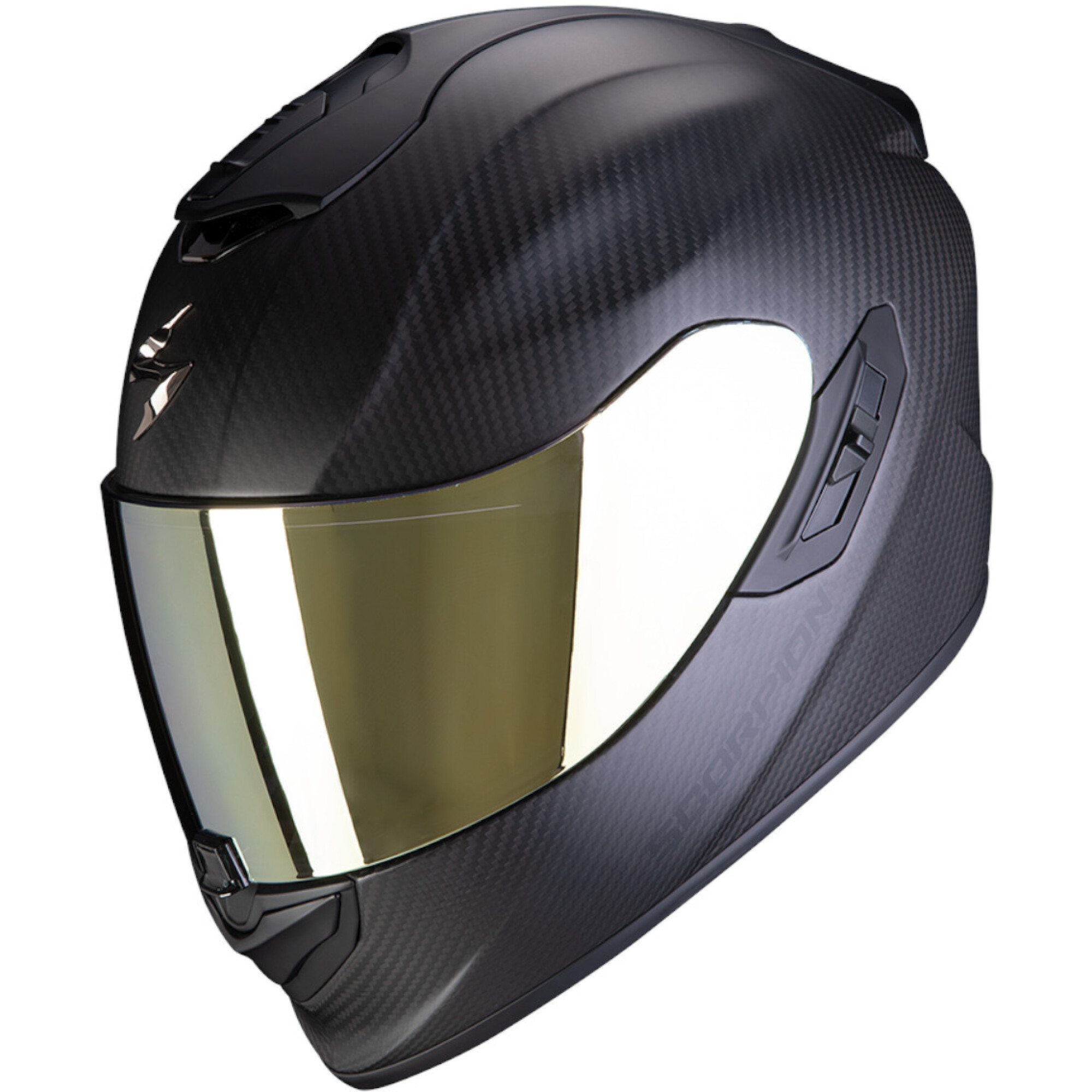 Casque Scorpion Exo-1400 Carbon Air Solid Noir Mat - L