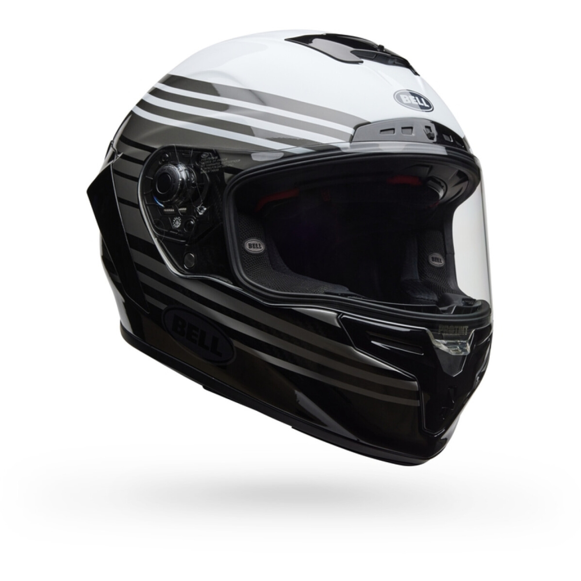 Casque Bell Race Star DLX Flex - Dash Gloss White/Black - L