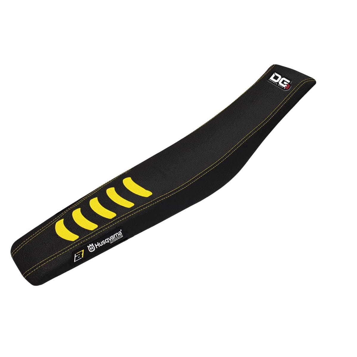 Housse De Selle Blackbird Double Grip 3 Husqvarna Noir Jaune 1054431