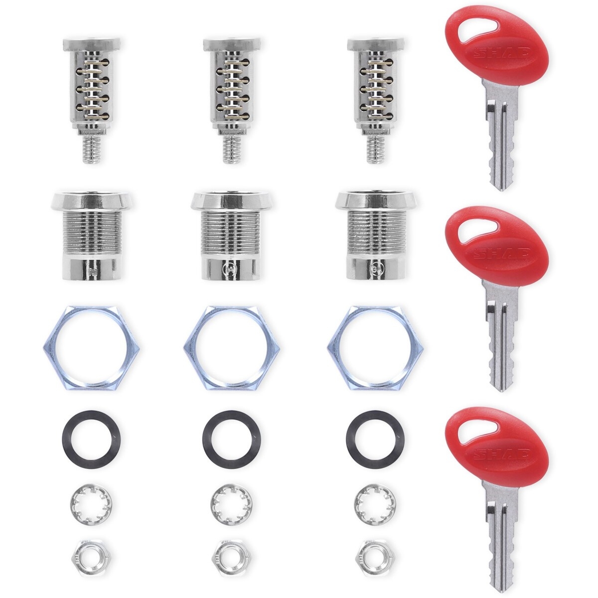 3 Barillets Et 2 Clés Shad