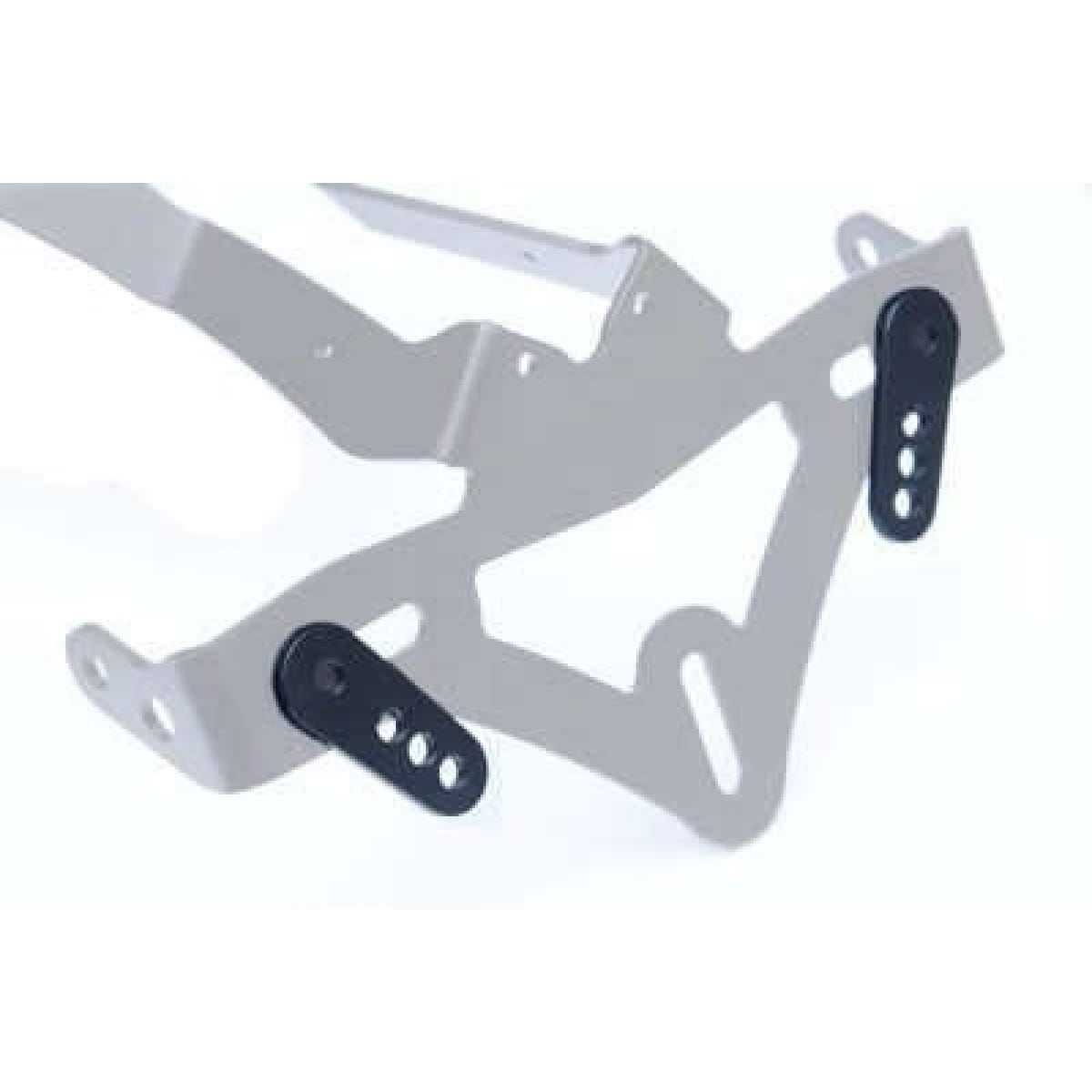 Adaptateur de plaque d'immatriculation R&amp;G Racing noir pour support de plaque