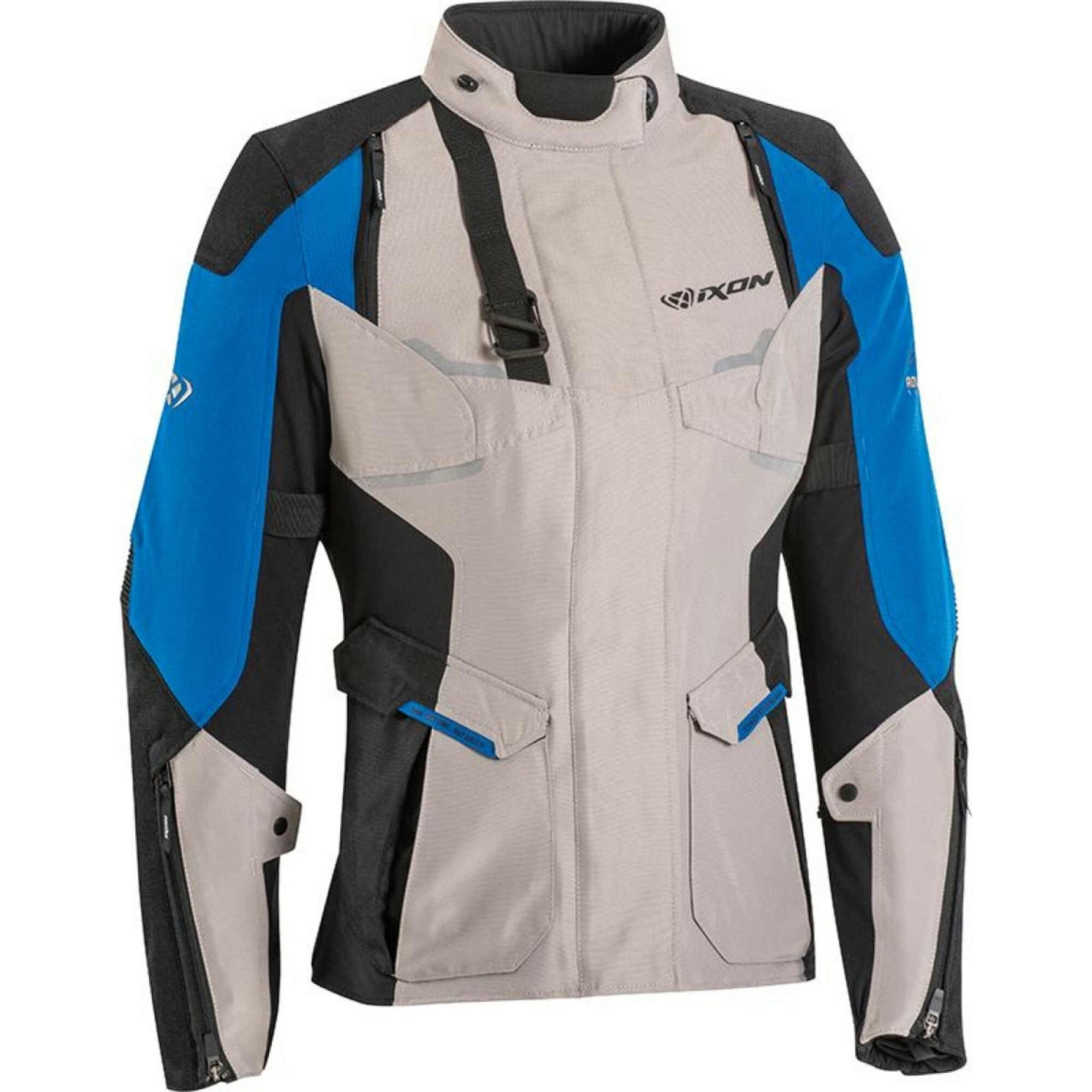 Veste Femme Ixon Eddas X-Dry Lady Grège Bleu Noir - 2XL