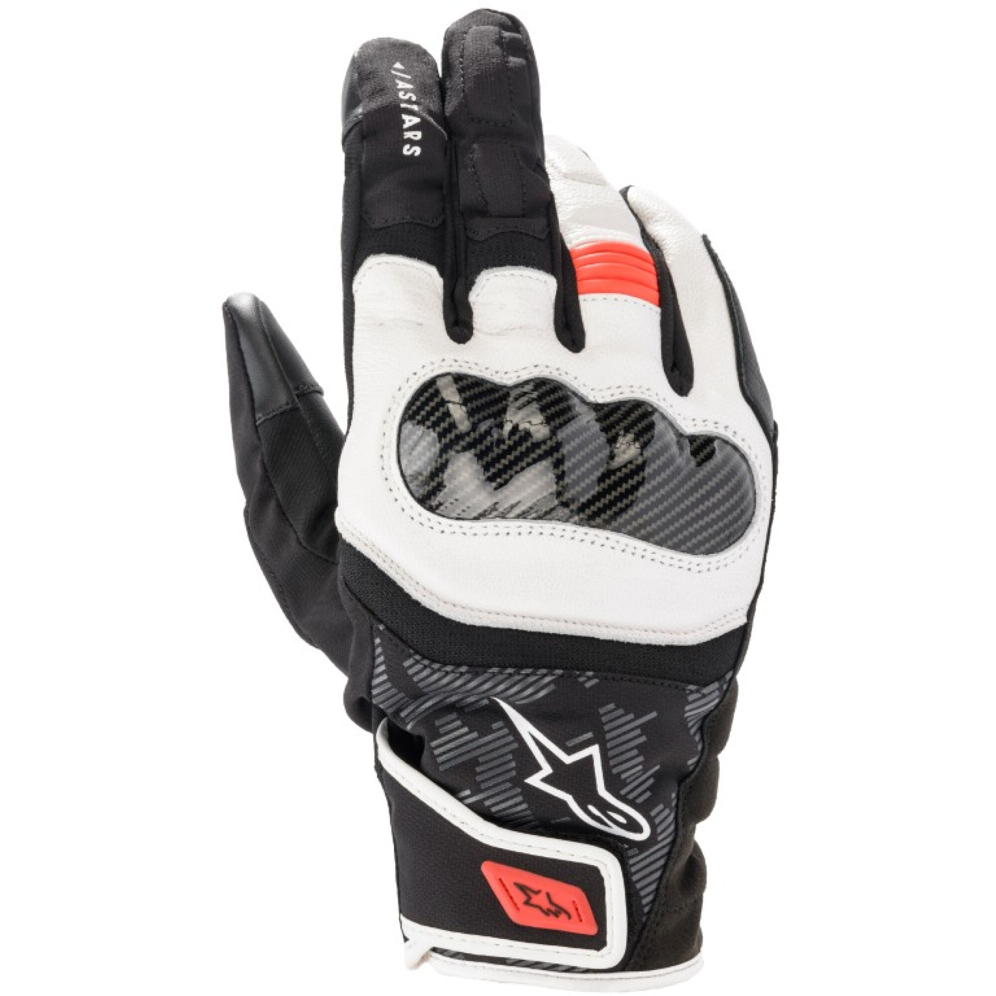 Gants Alpinestars SMX-Z Drystar Noir Blanc Rouge - 2XL