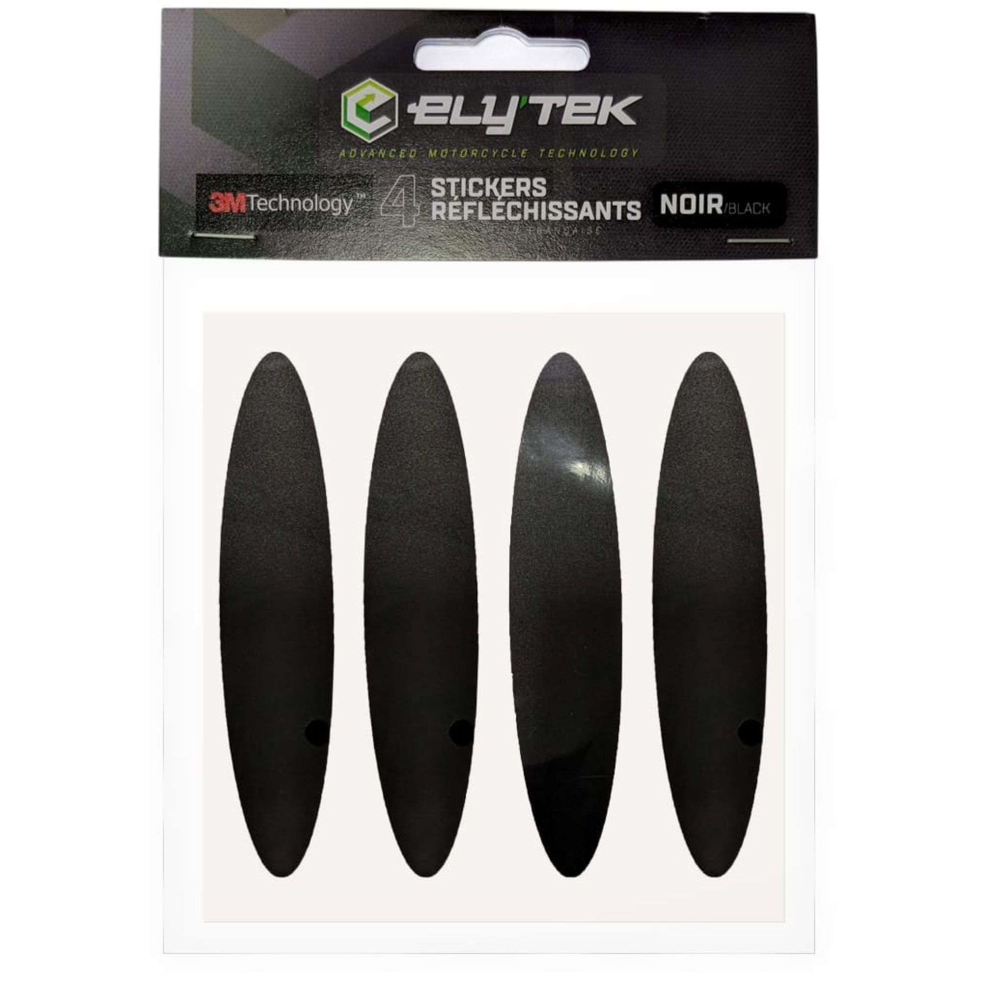 Réfléchissants Casque Ely'tek Noir 3M R101
