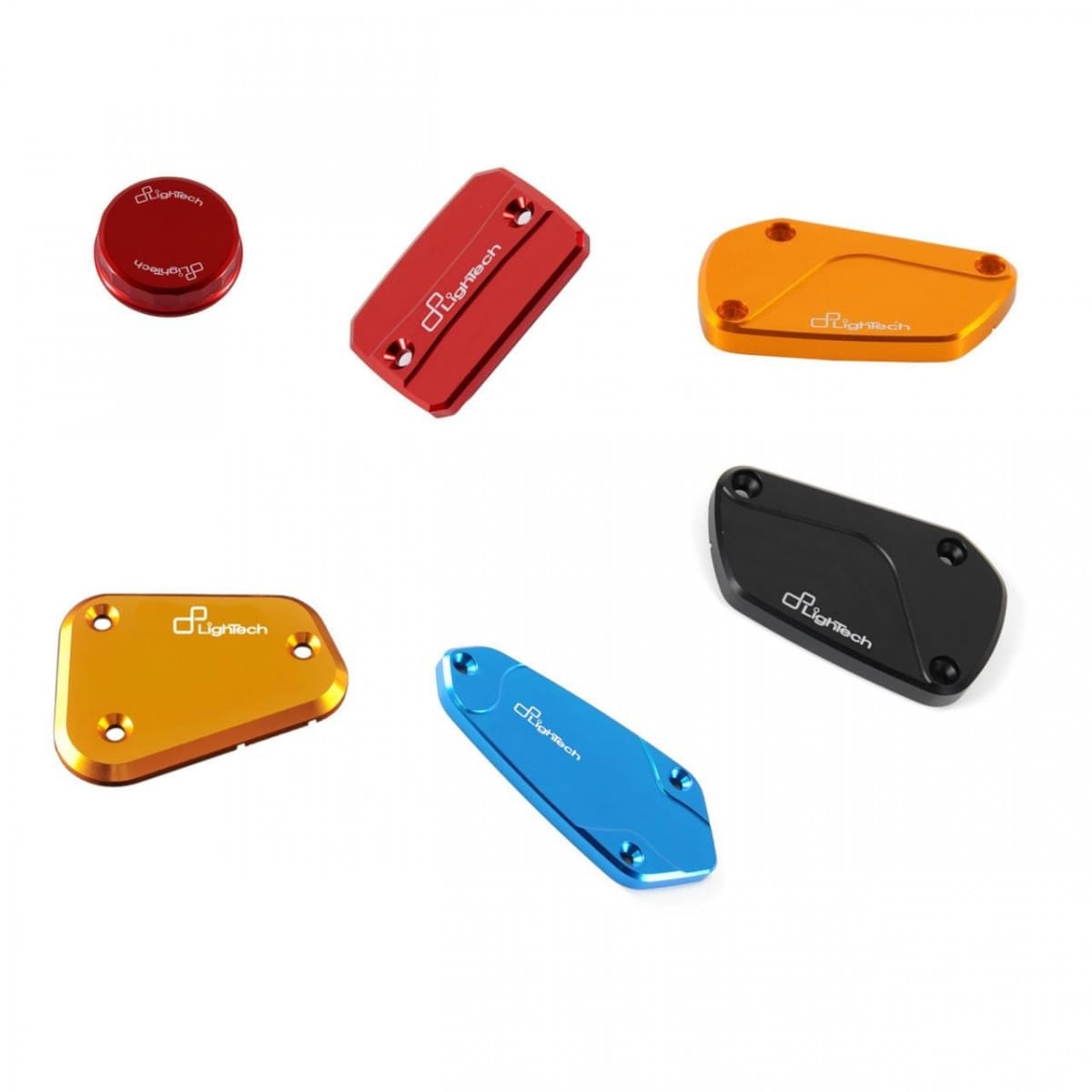 Couvercle de maitre-cylindre frein Lightech rouge yamaha mt-09