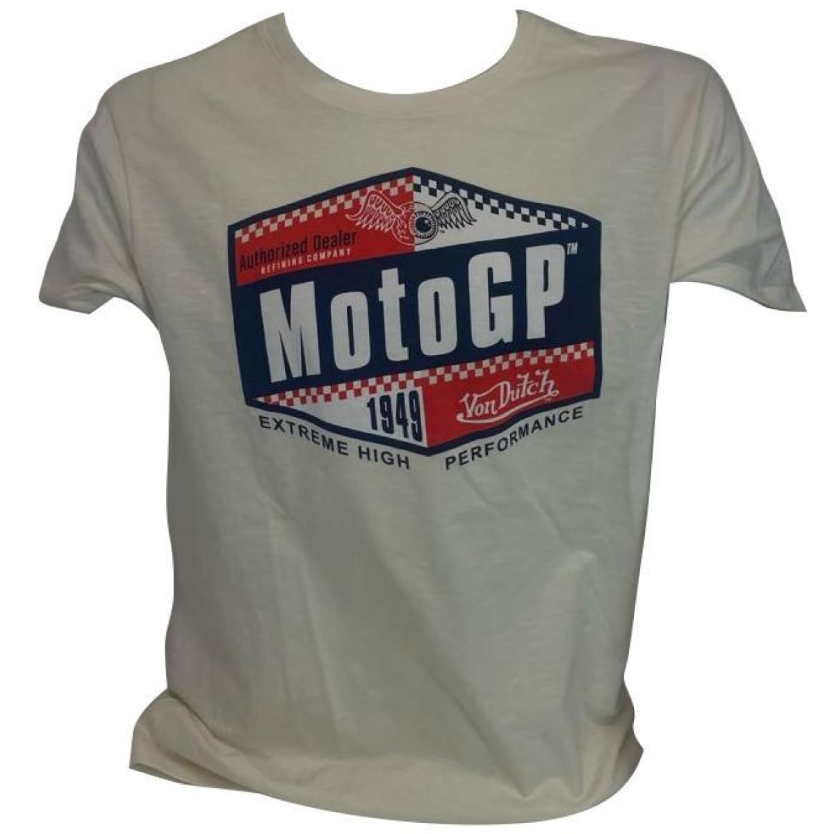 TSHIRT VON DUTCH MOTO GP 1 L/BLANC