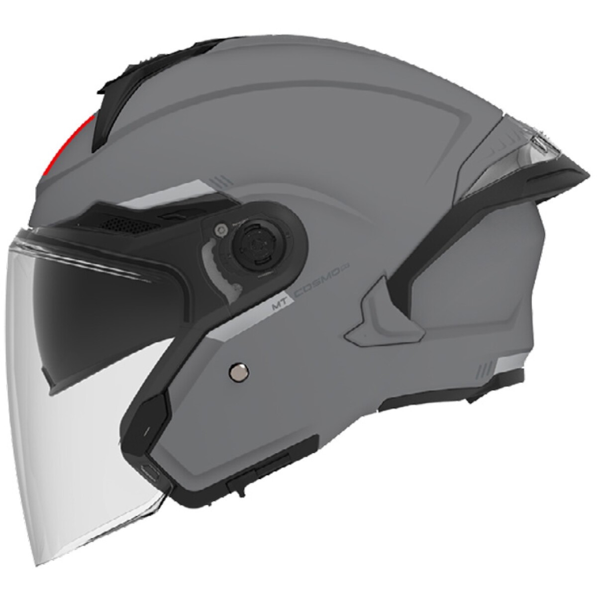 CASQUE MT HELMETS COSMO SV SOLID A2 GRIS BRILLANT / L