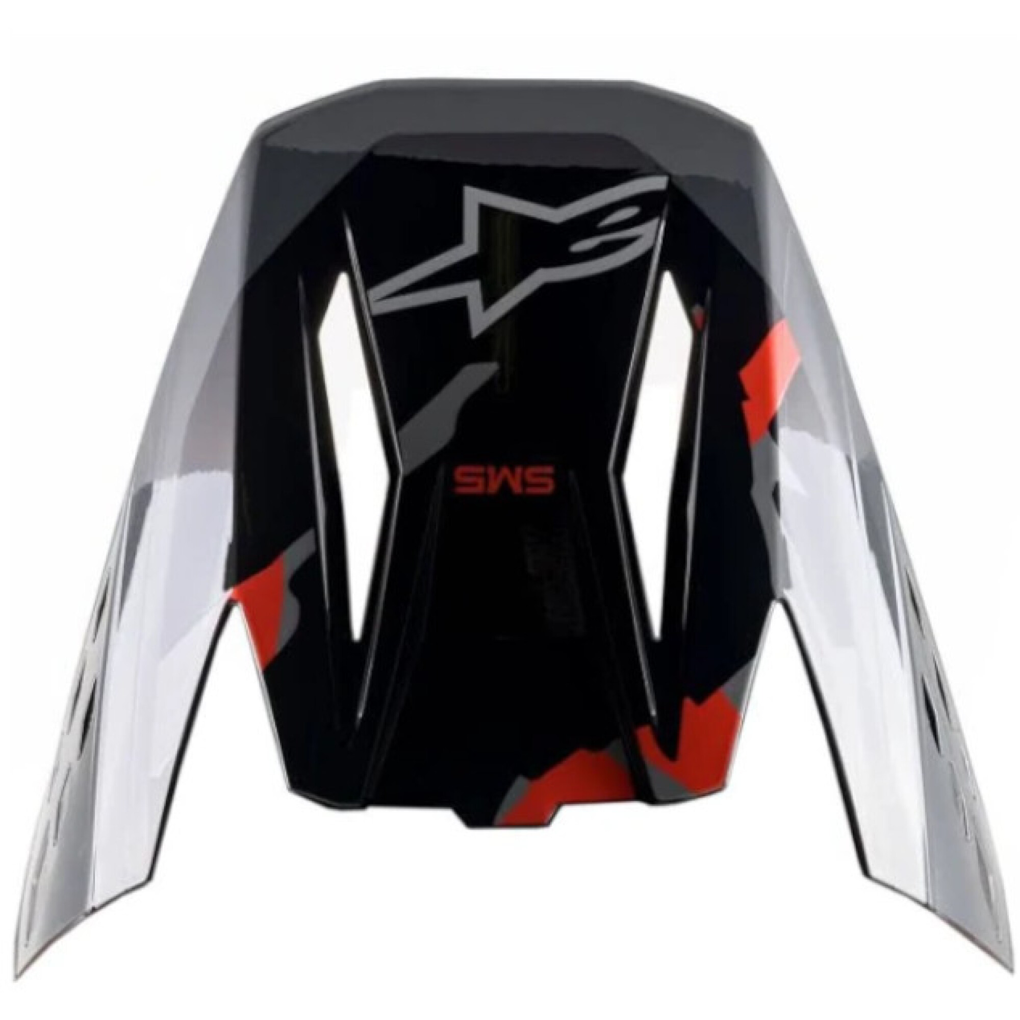 Casquette Alpinestars S-M5 Rover Anthracite Rouge Fluo Gris Camouflage