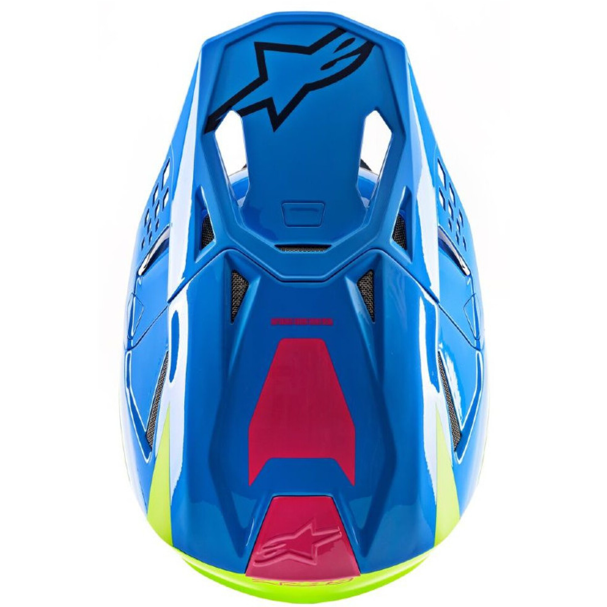 Casquette Alpinestars Supertech S-M8 Radium Bleu Aqua Brillant