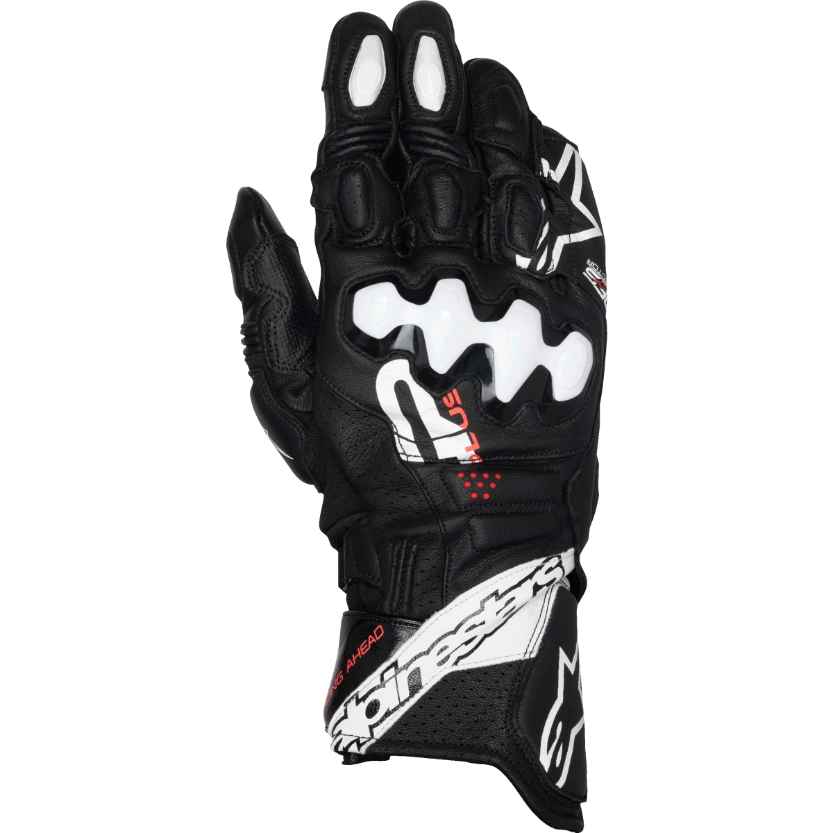 GANTS ALPINESTARS GP PLUS R V3 LEATHER NOIR BLANC / 2XL