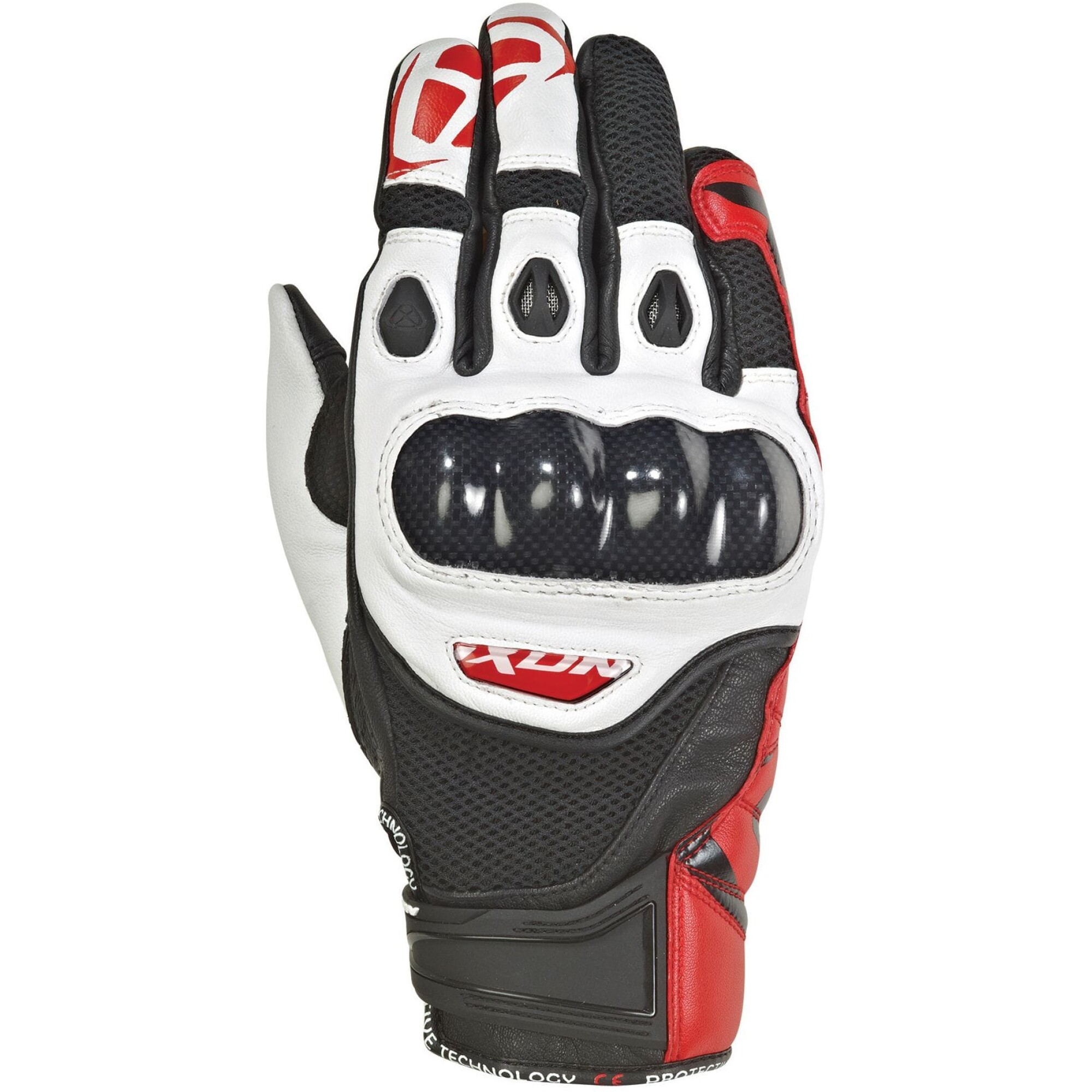 Gants Ixon RS Recon Air Noir Blanc Rouge - 2XL