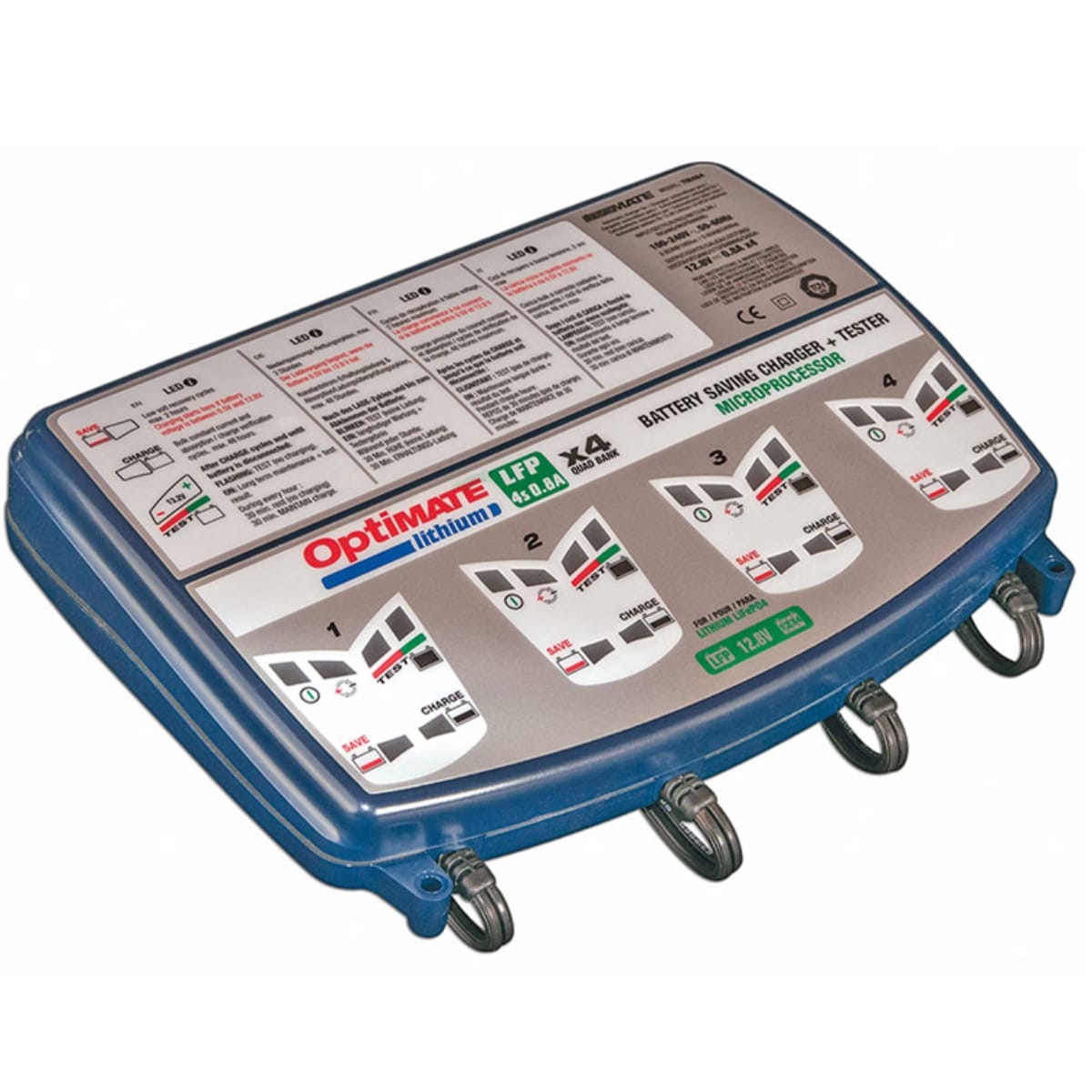 Chargeur De Batterie Tecmate Optimate Lithium 0,8A TM484