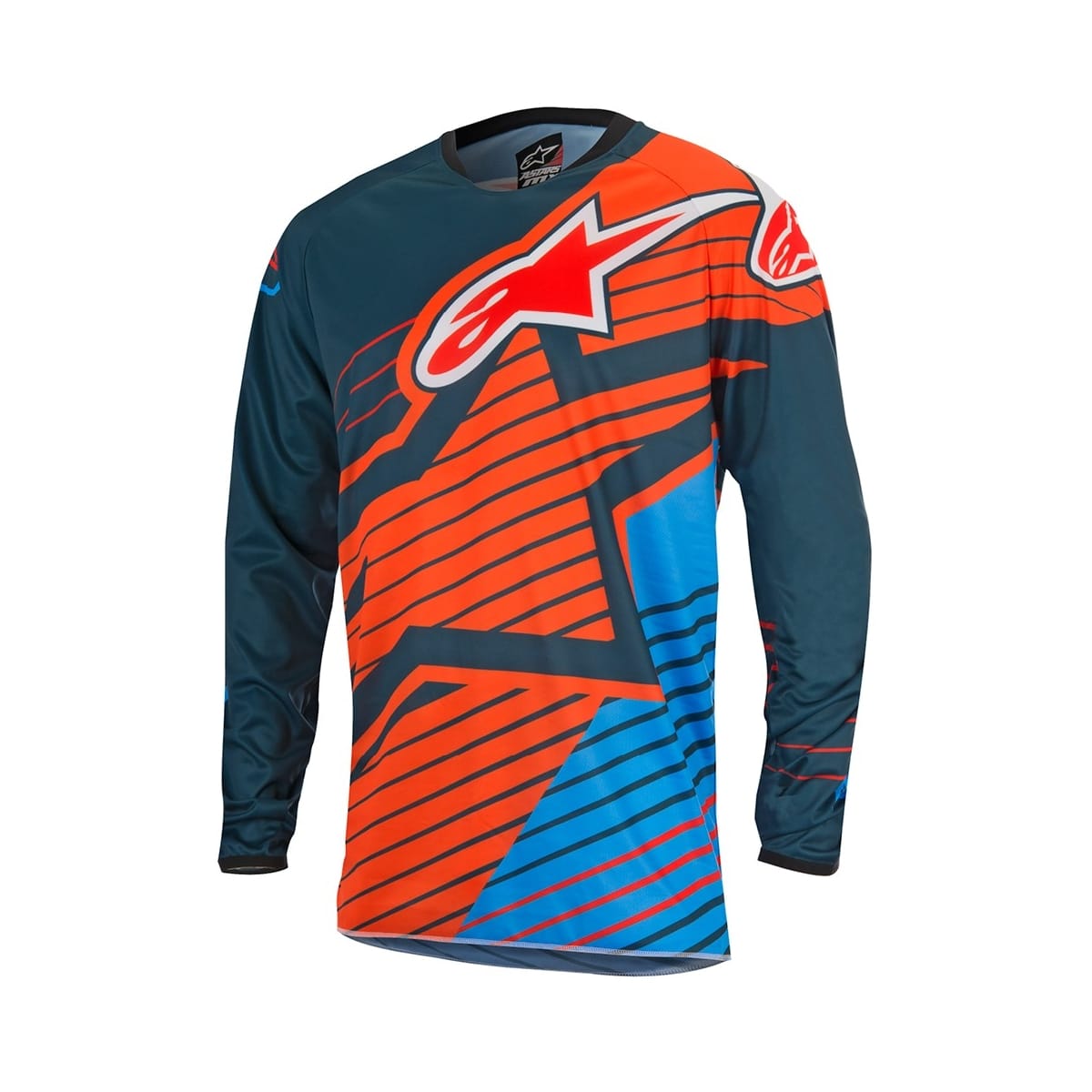 Maillot Alpinestars Racer Braap 7074 Orange/Bleu