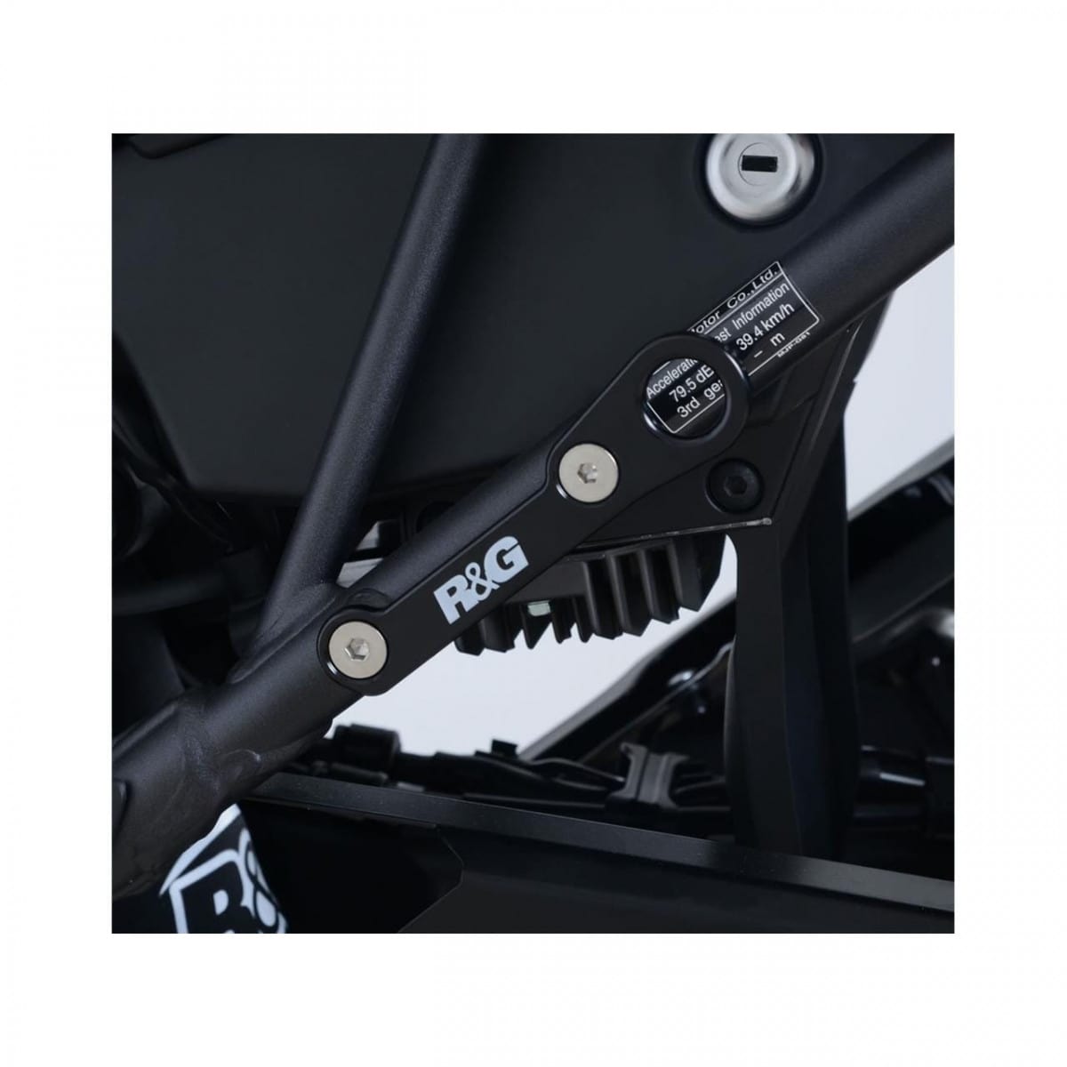 Platines Pour Sangles R&amp;G Racing Noir Honda 1000 Africa Twin