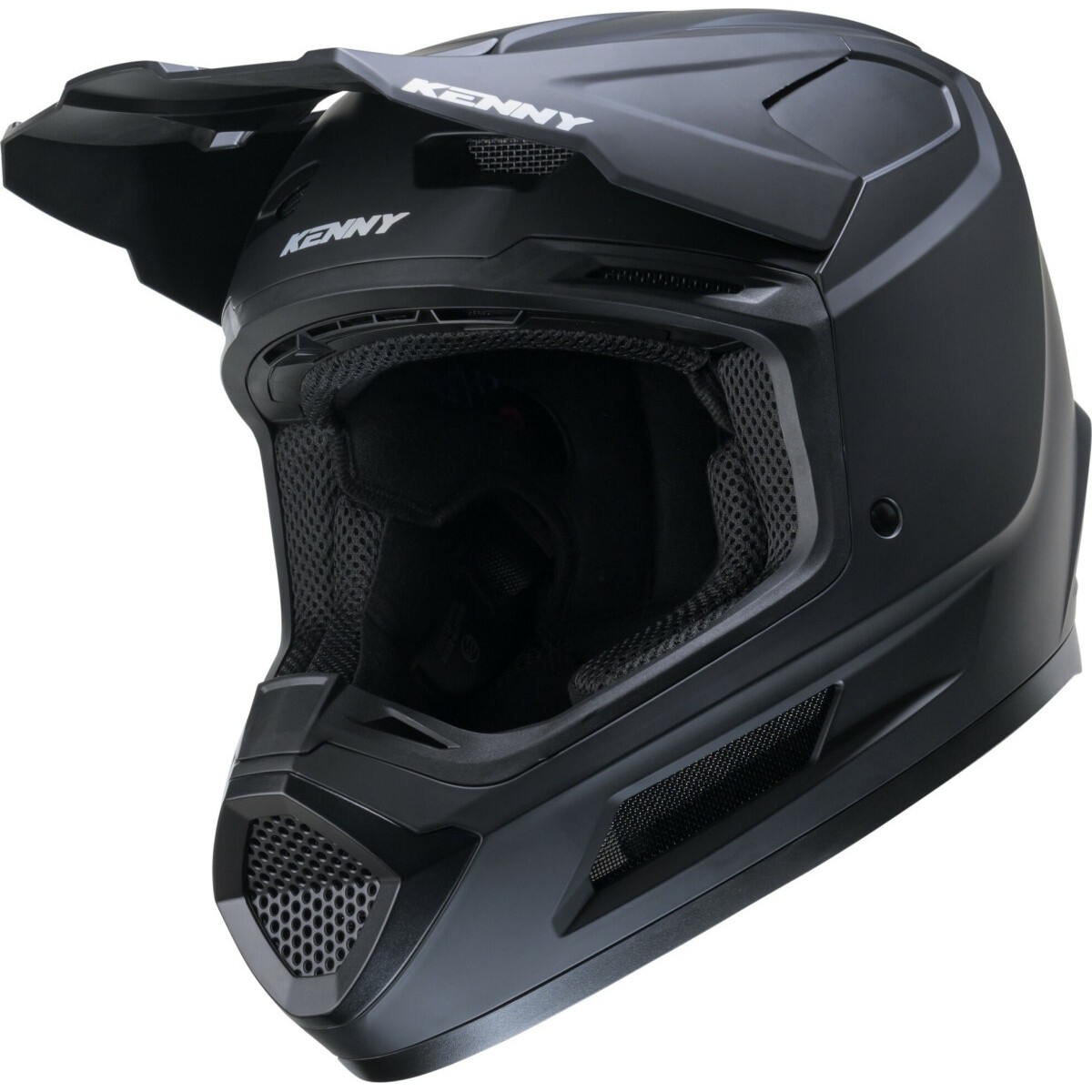 CASQUE CROSS KENNY PERFORMANCE SOLID NOIR MAT / 2XL