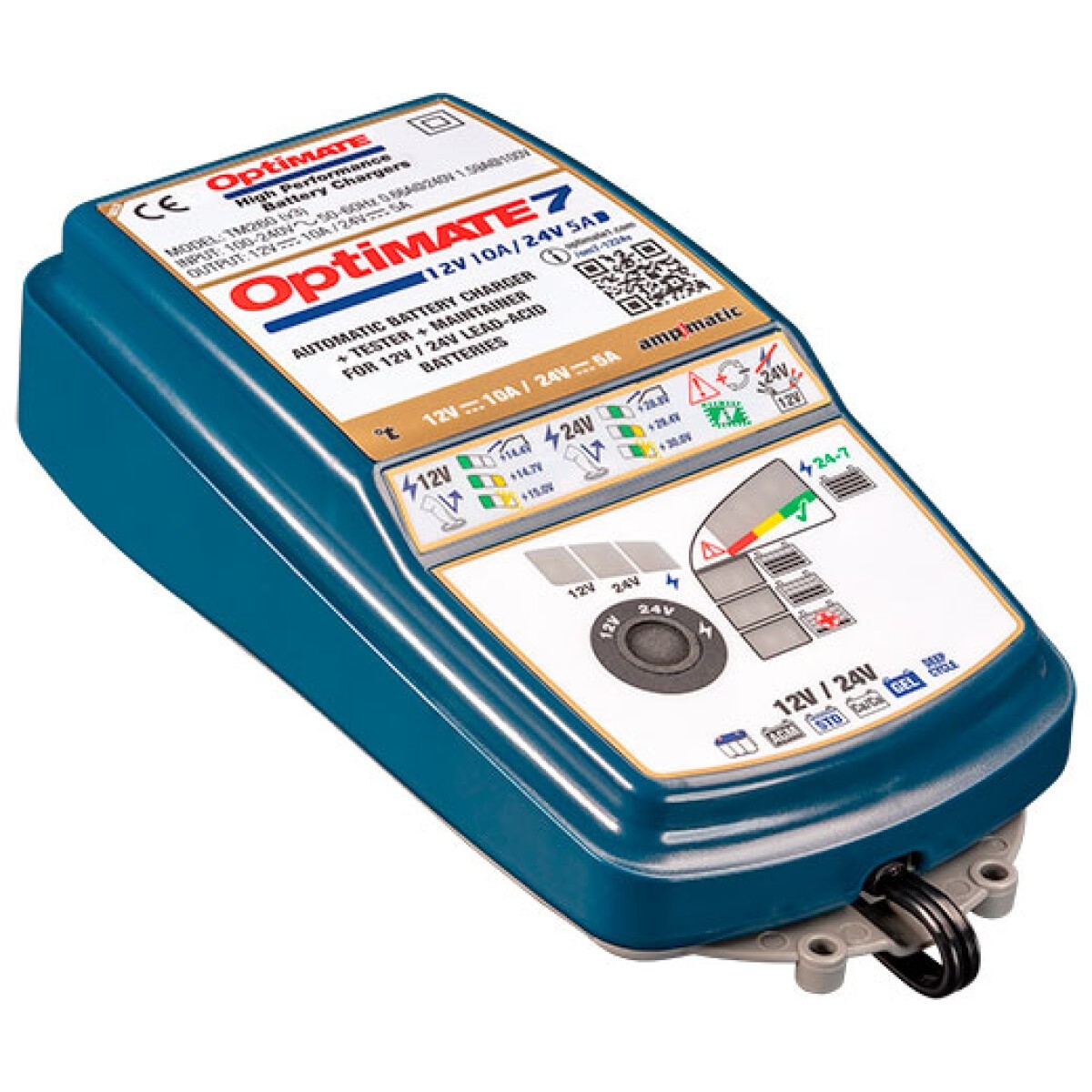 Chargeur De Batterie Tecmate Optimate 7 12v-24v TM-260 v3