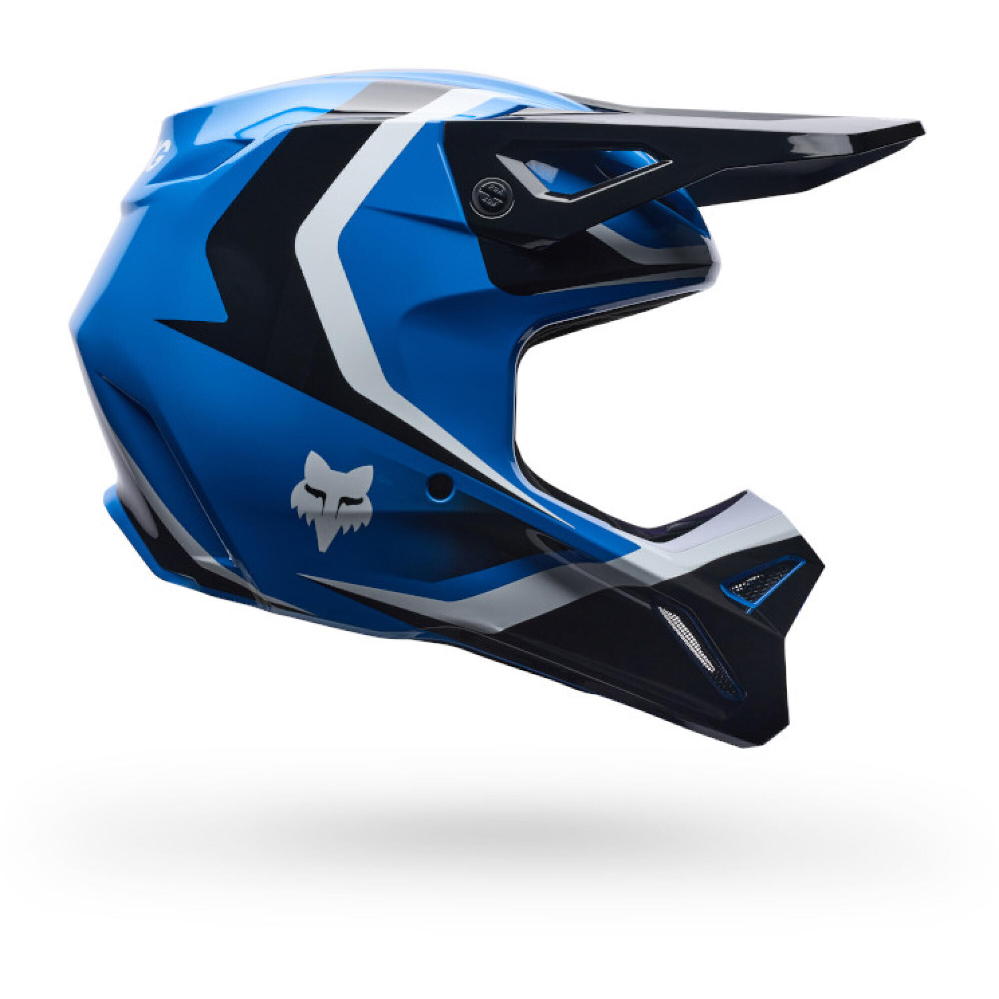 Casque Cross Fox V1 Frame Bleu - 2XL