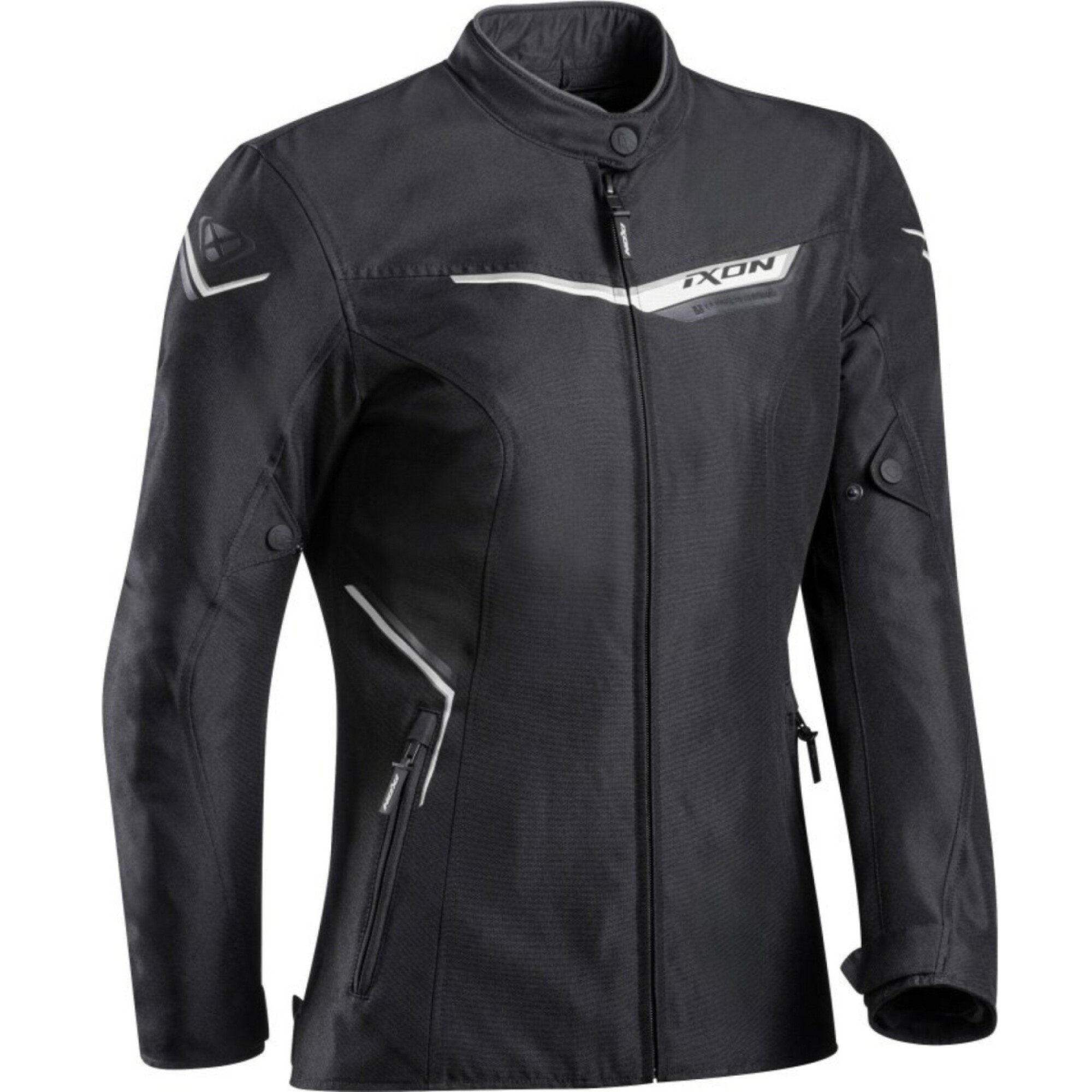 Blouson Femme Ixon Slash Lady Noir Argent - 2XL