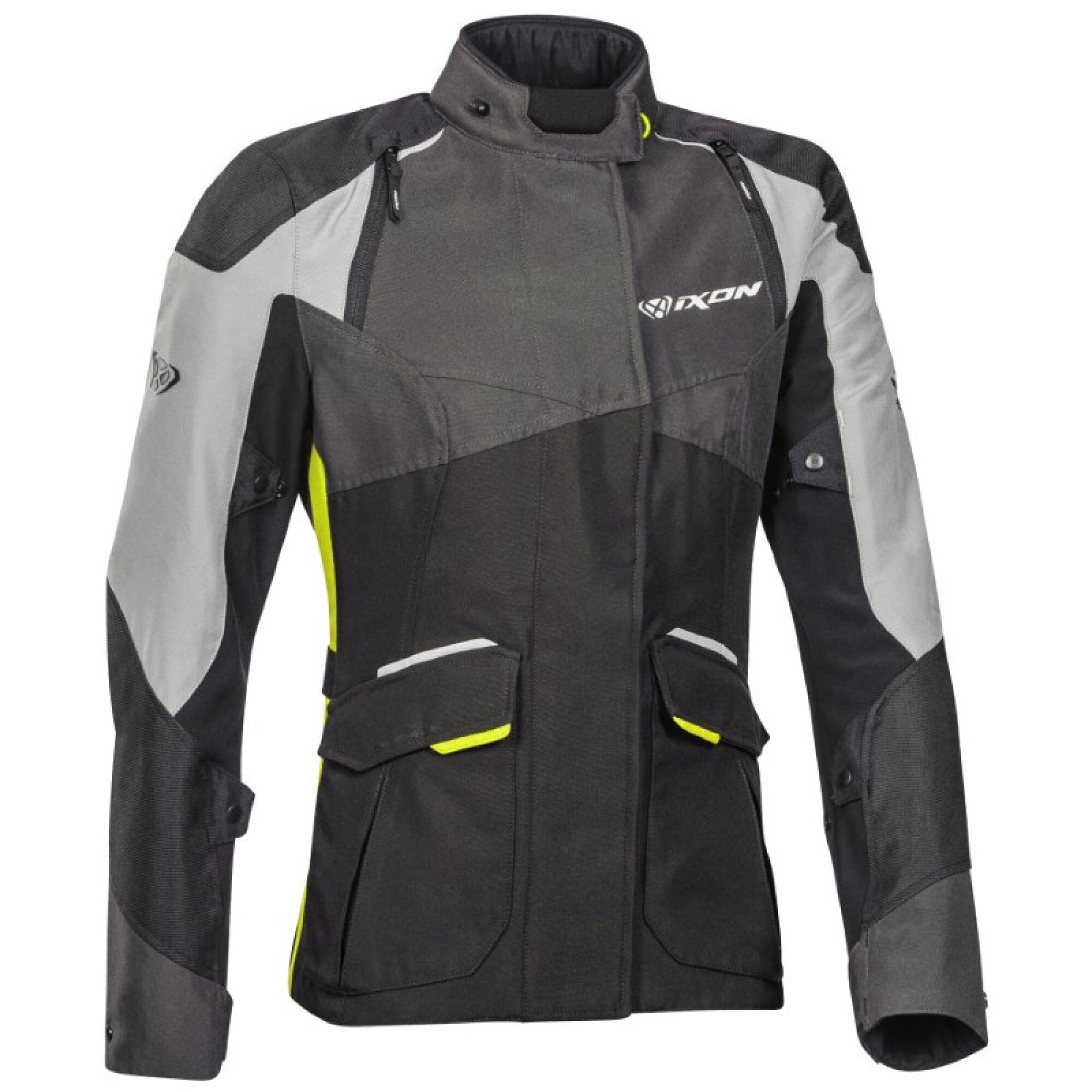 Veste Femme Ixon Lady Balder Noir Gris Jaune Vif - 2XL