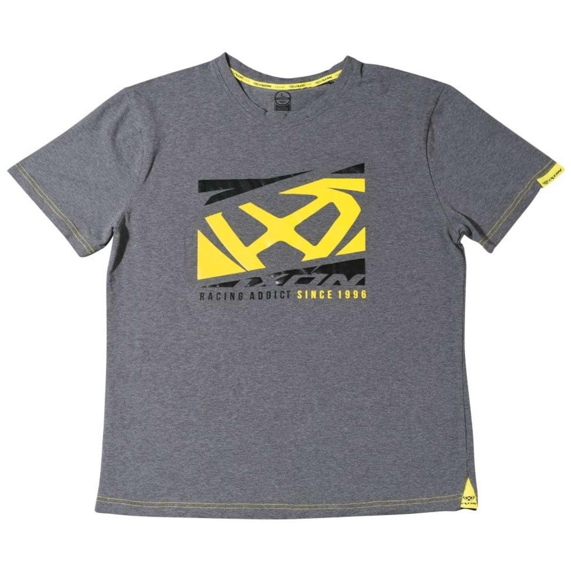 Tee-Shirt Ixon Crowd Gris Jaune - L