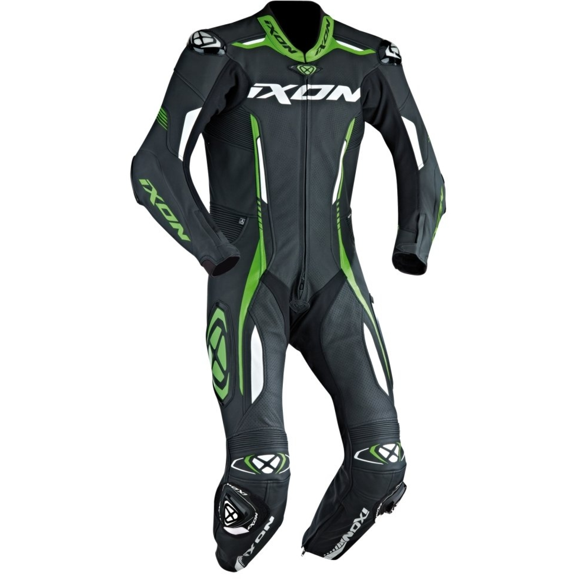 Combinaison Ixon Vortex Noir Blanc Vert - L
