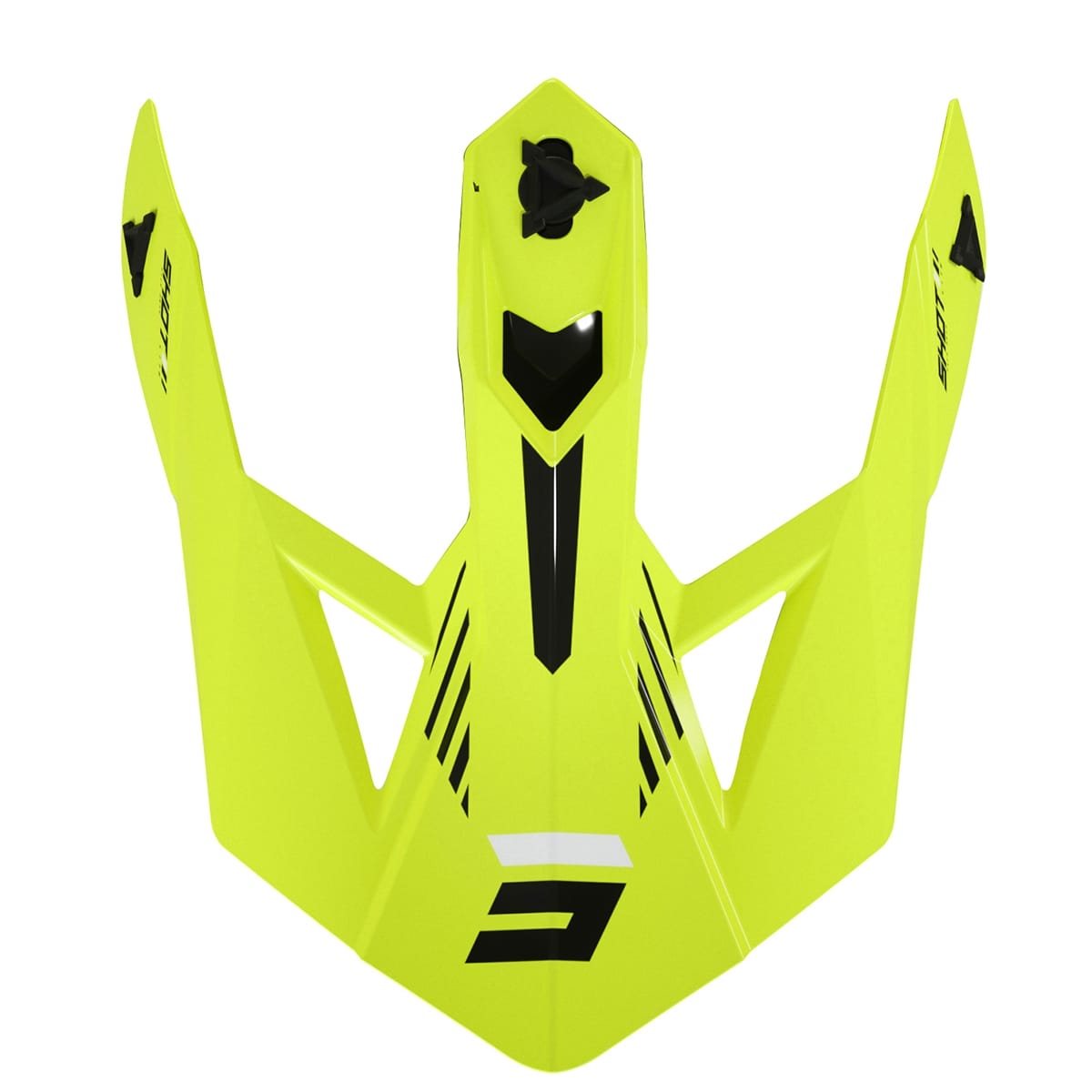 Casquette Shot Lite Fury Noir Jaune Néon Blanc