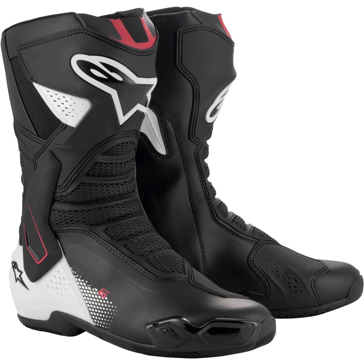 BOTTES ALPINESTARS SMX-6 V3 (8) 42/NOIR BLANC ROUGE GRAPHIC 1406