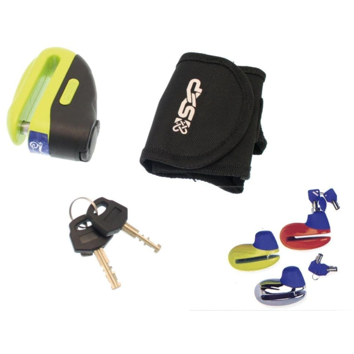 Bloque-Disque SXP Lock Chrome Petit Modèle Axe 5,5Mm