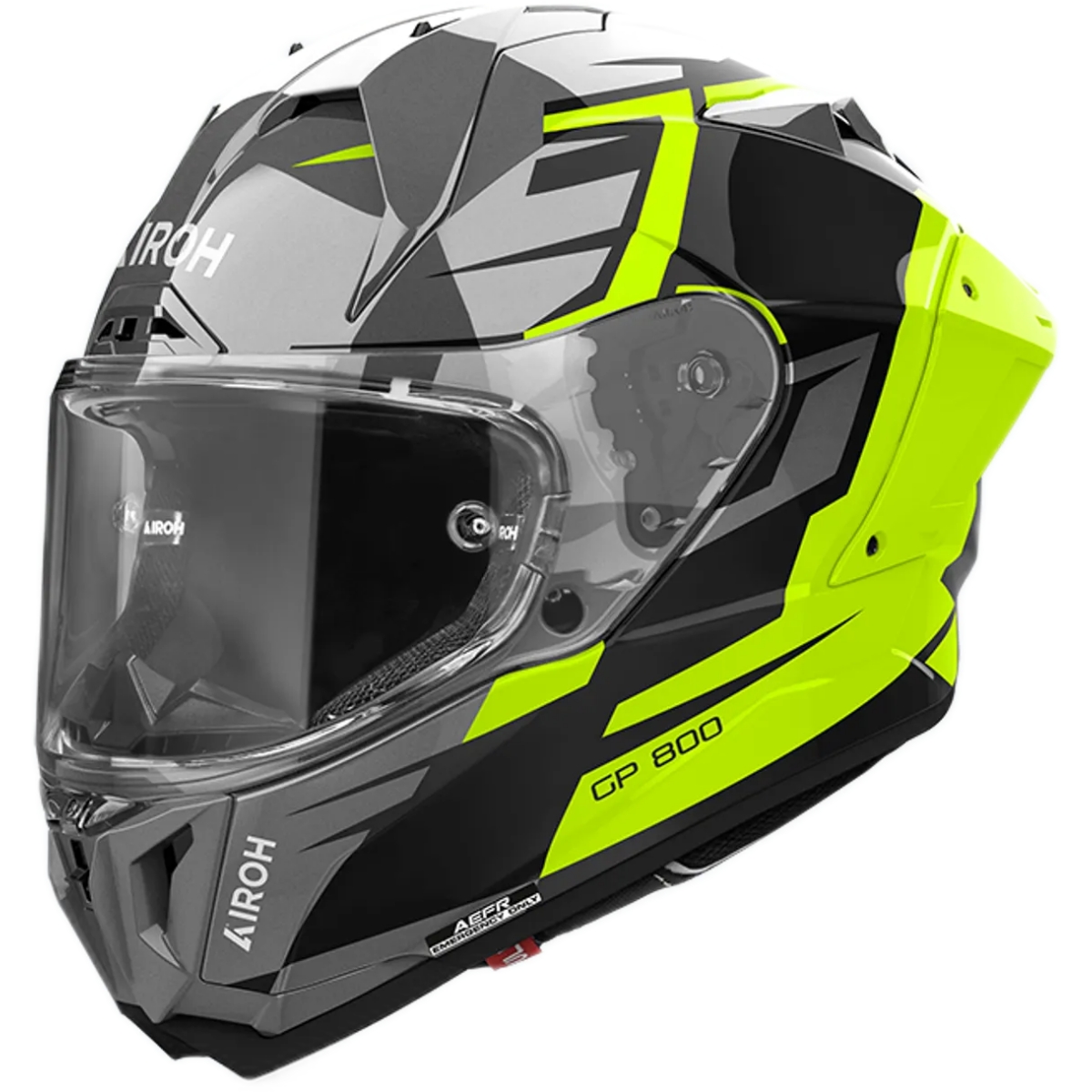 CASQUE AIROH GP 800 MASTER JAUNE BRILLANT / L