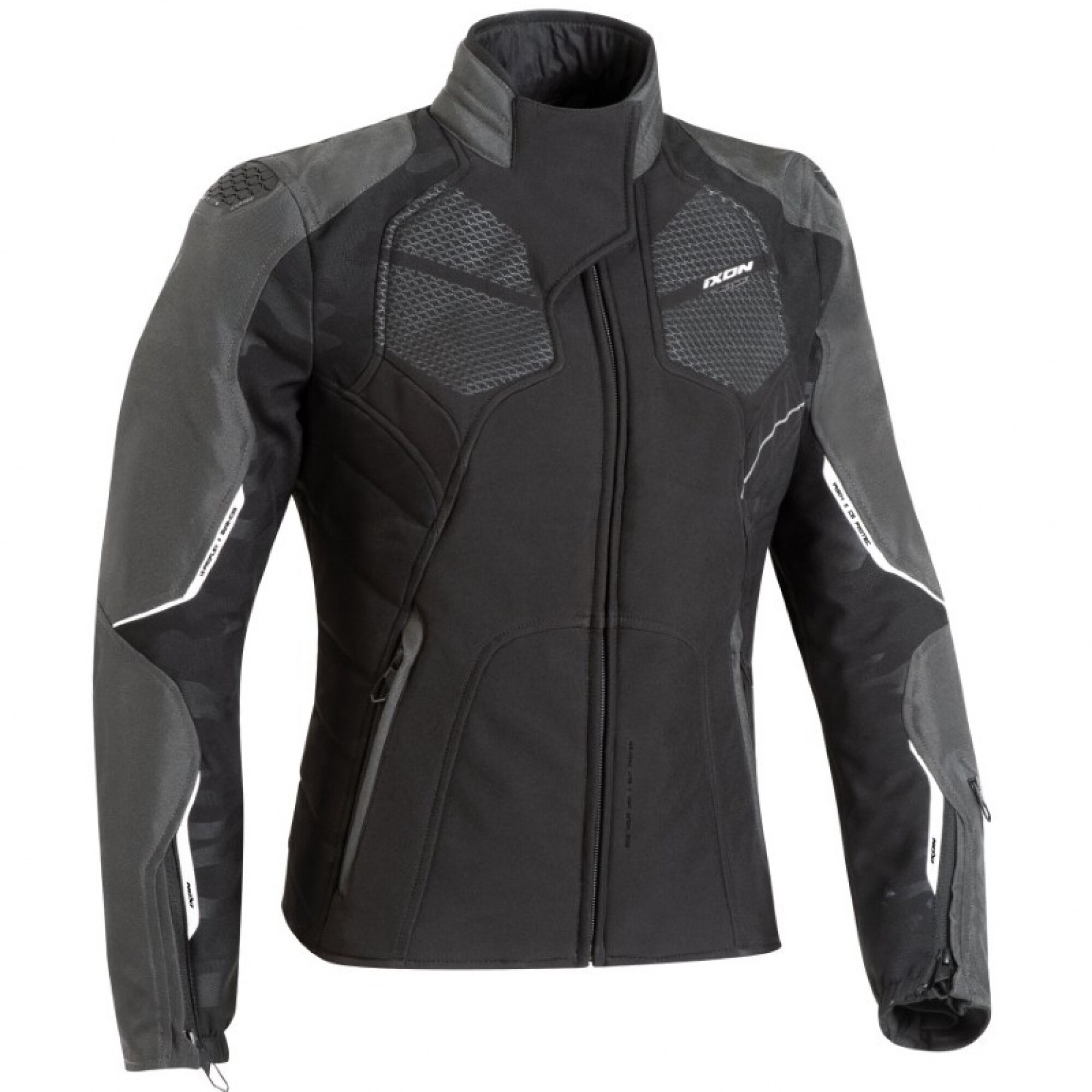 Blouson Femme Ixon Cell Lady Noir Anthracite Blanc - 2XL