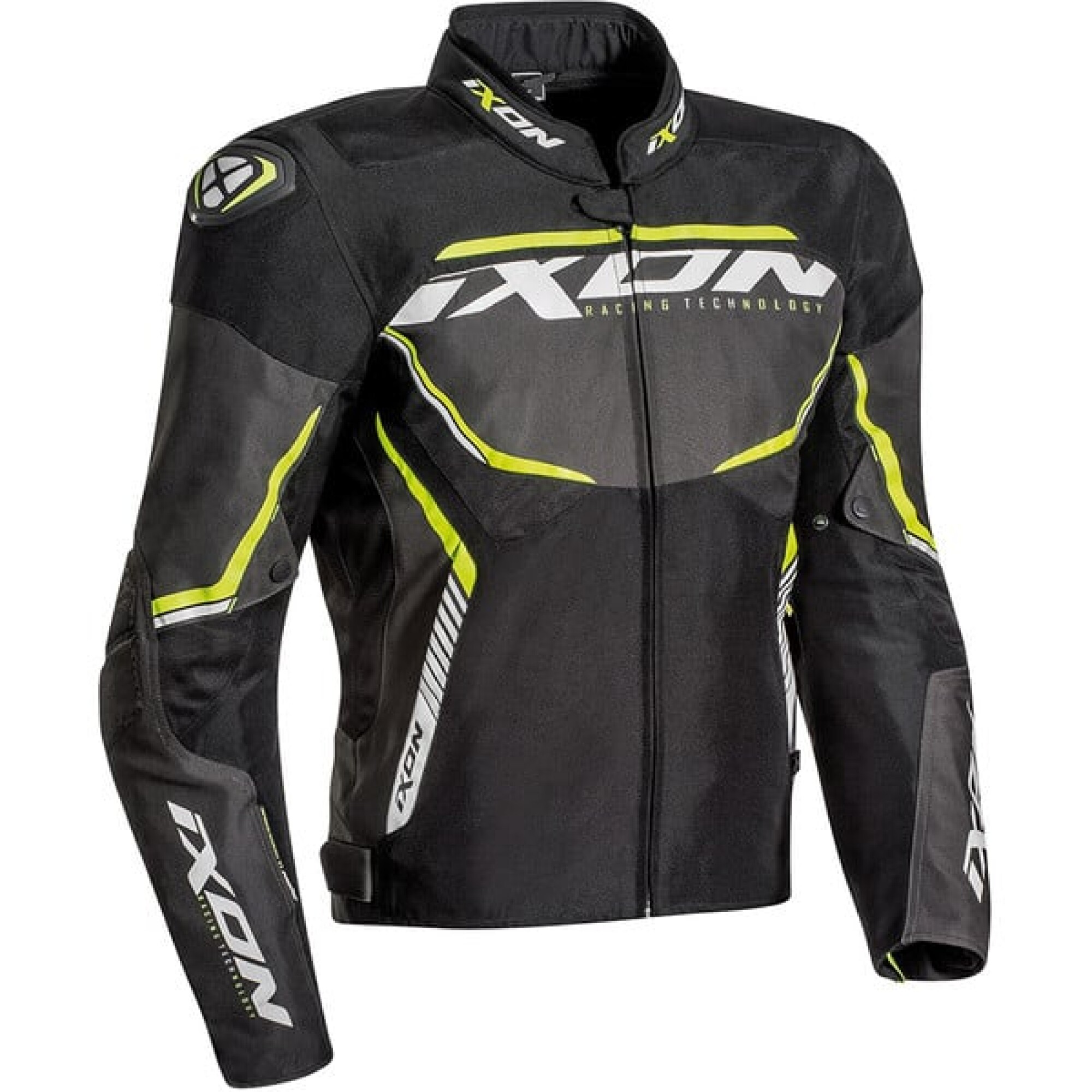 Blouson Ixon Sprinter Sport Noir Gris Jaune - 2XL