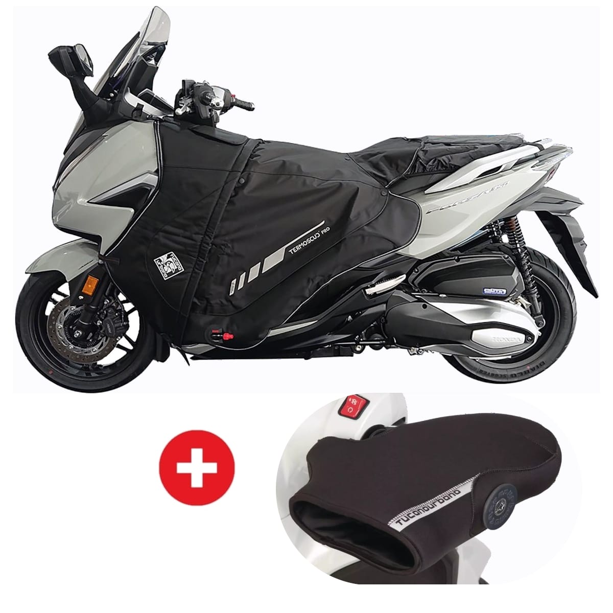 Pack Tucano Urbano Tablier R220 Pro + Manchons R363 Honda Forza 125/350 (2021-2022)