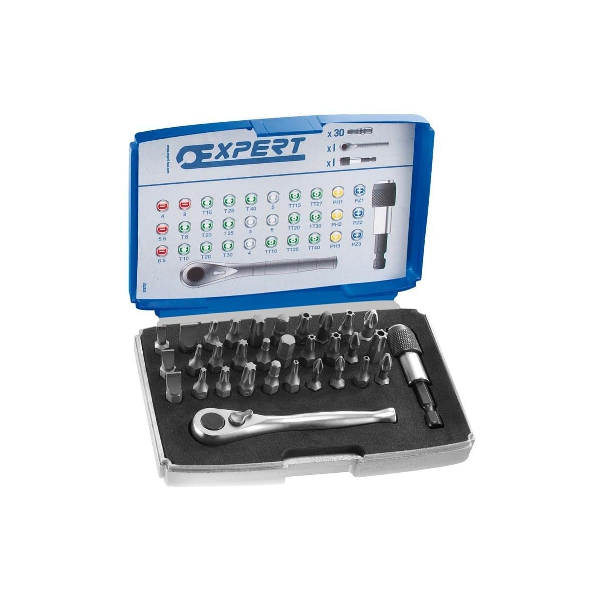 Coffret Expert 30 embouts 0,25 pouces