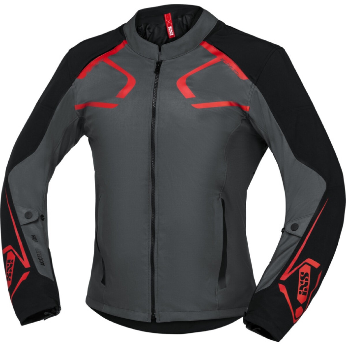 BLOUSON IXS SPORT SO MOTO DYNAMIC GRIS NOIR ROUGE / 2XL