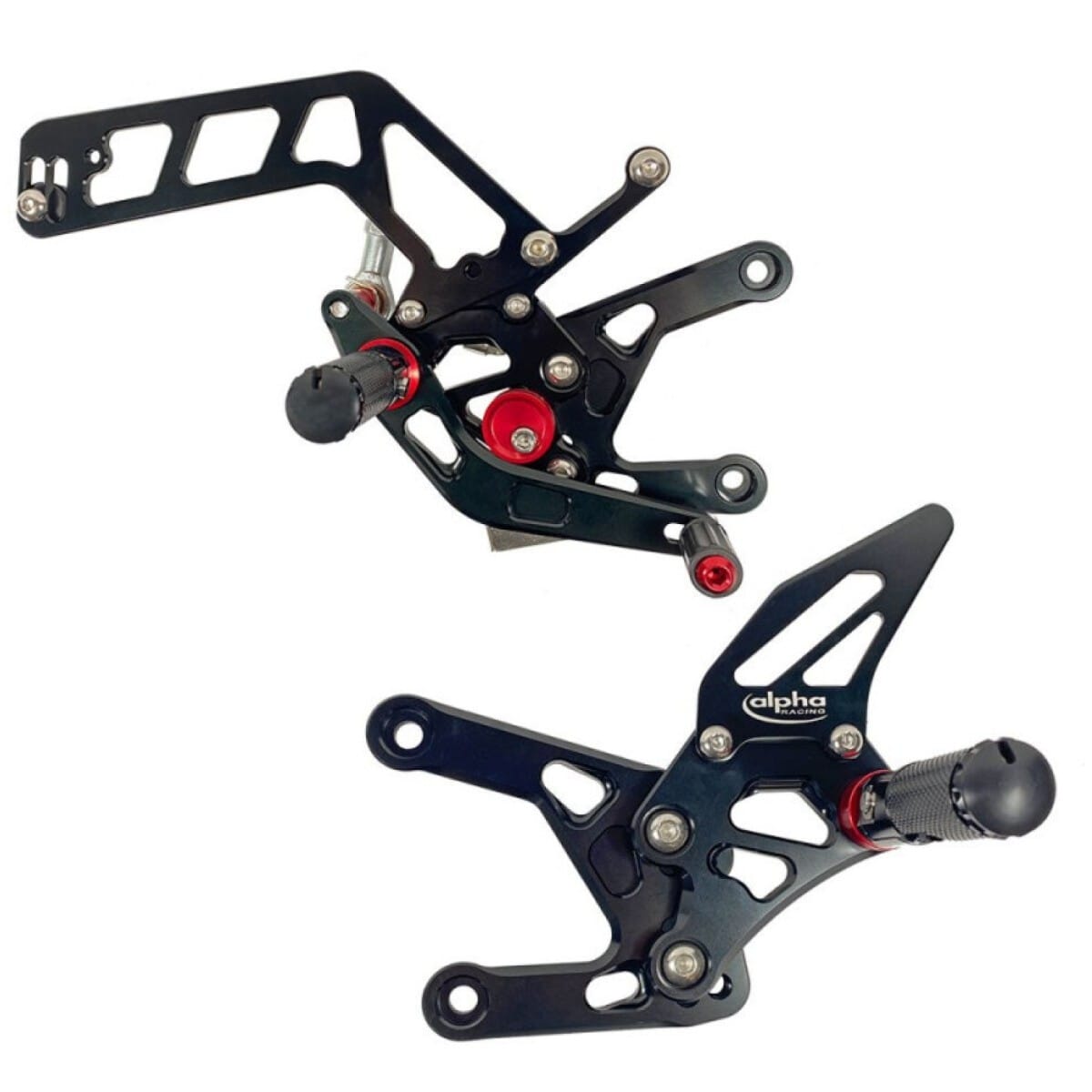 COMMANDES RECULÉES COMPLÈTES ALPHA TECHNIK NOIR YAMAHA MT10