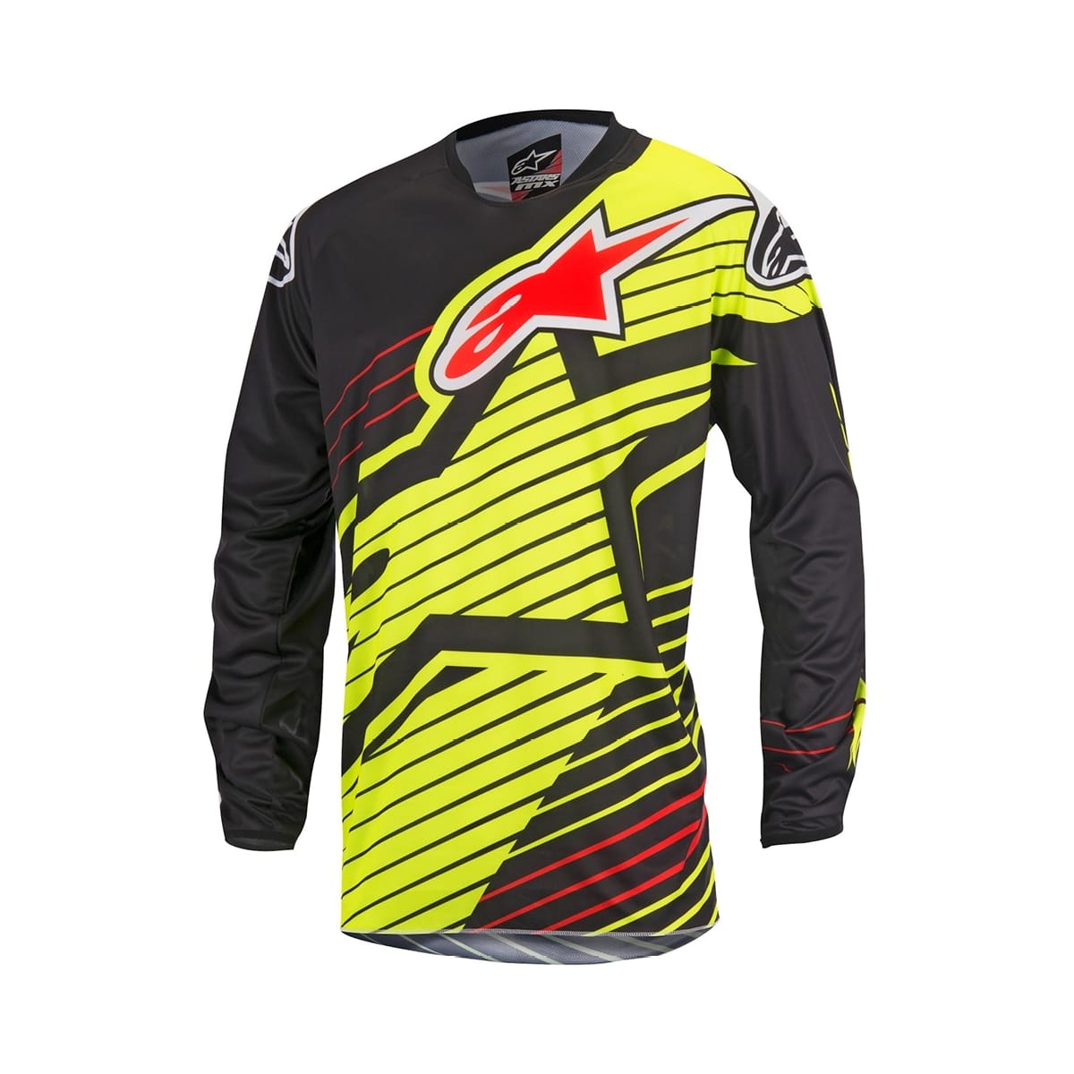 Maillot Alpinestars Racer Braap 551 Jaune Fluo