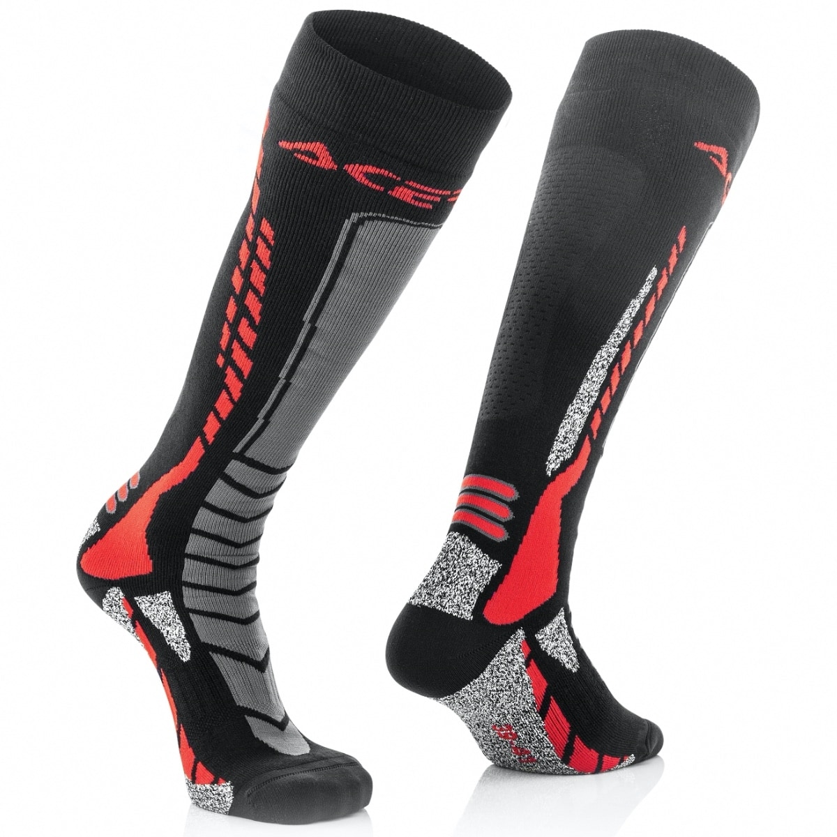 Chaussettes Acerbis MX Pro Noir Rouge / 2XL