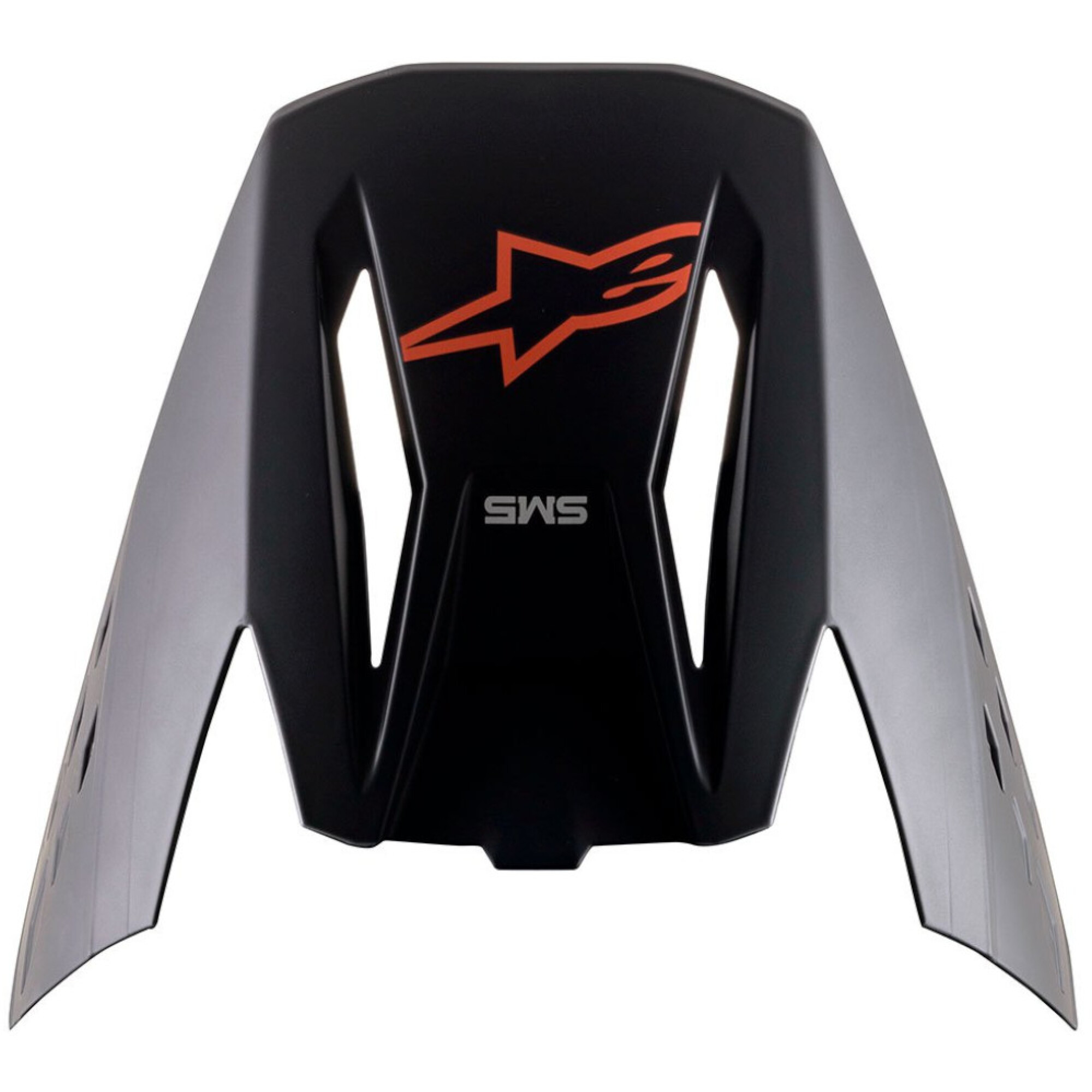Casquette Alpinestars S-M5 Compass Noir Mat Orange Fluo