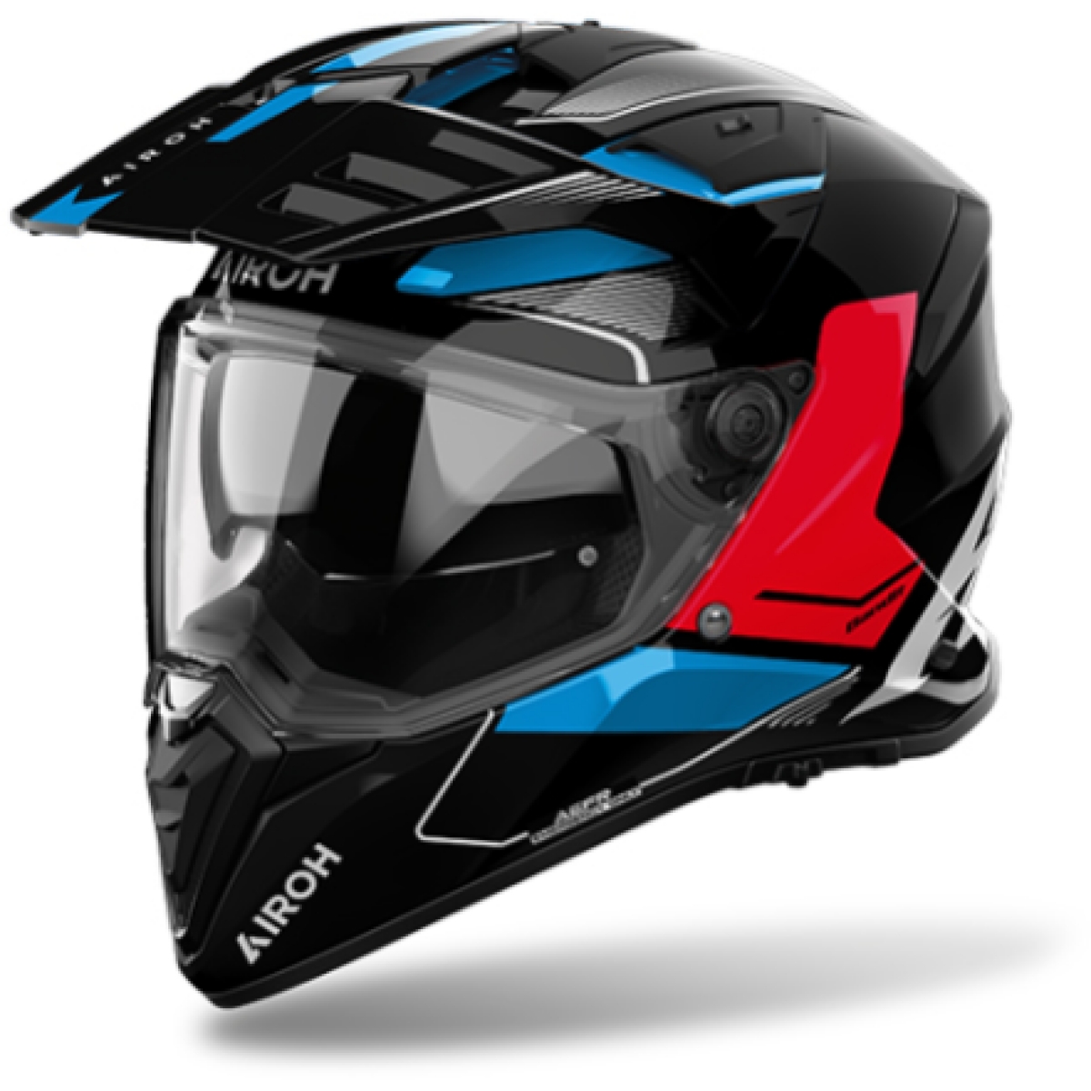 CASQUE AIROH BANDIT TUNE BLEU ROUGE BRILLANT / 2XL