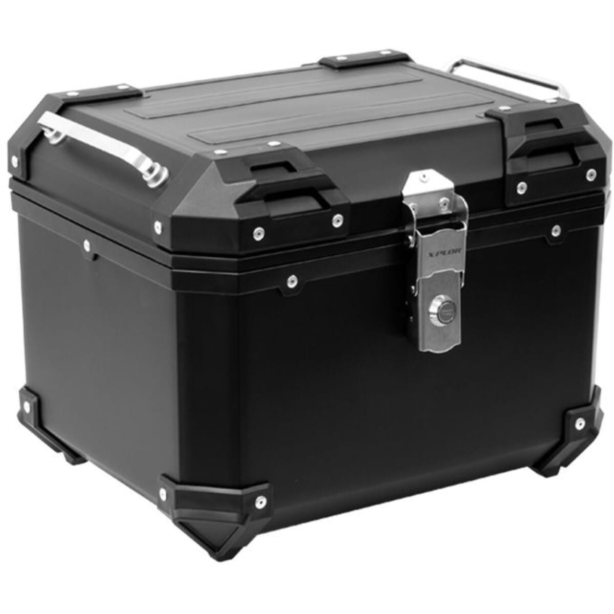 TOP CASE X-PLOR 38L PLASTIQUE COULEUR ALU NOIR