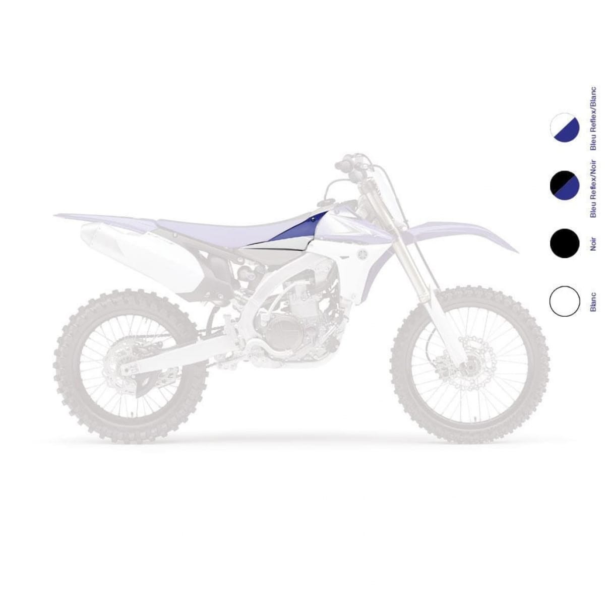 Connections D'Ouies De Radiateur UFO Blanc Yamaha YZ450F