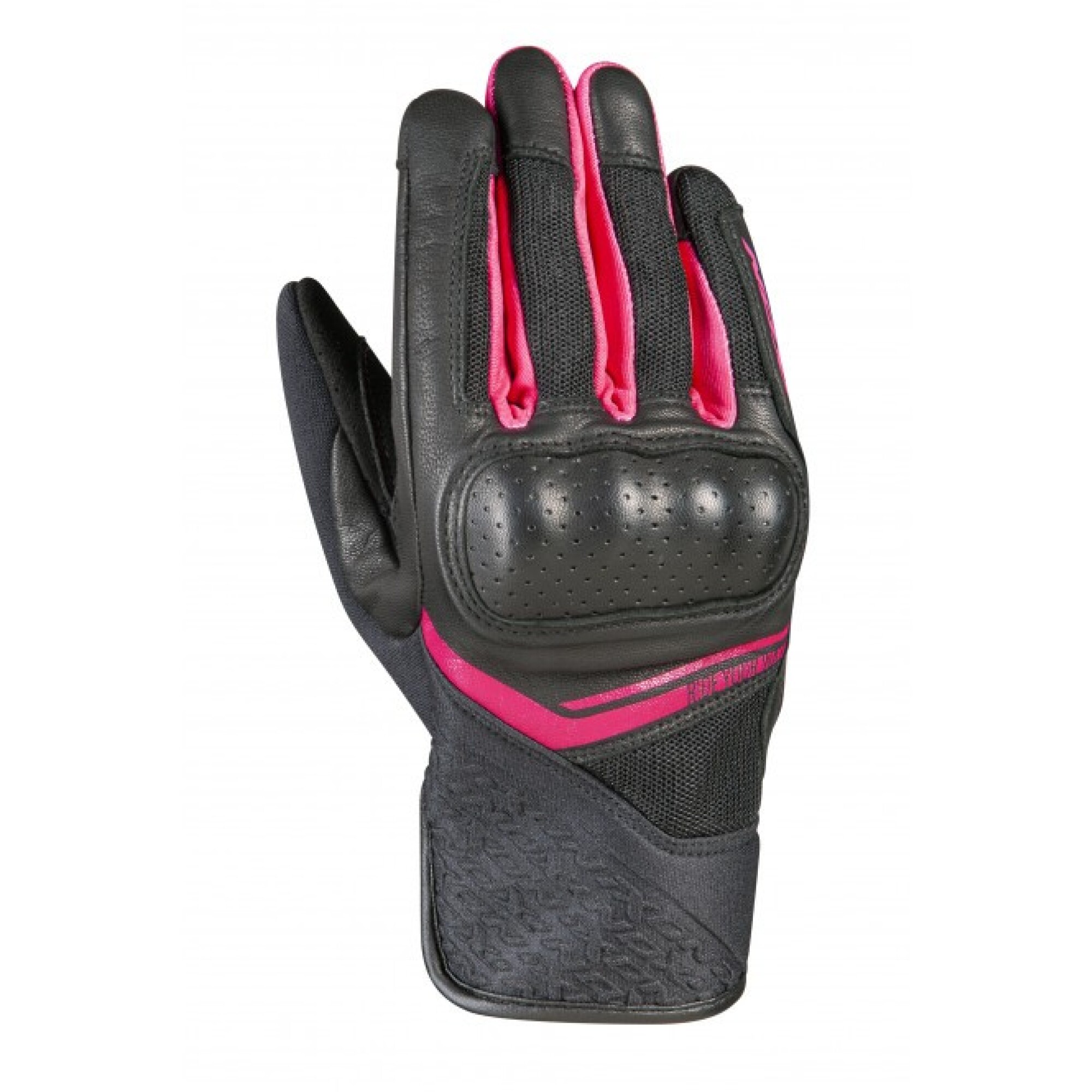 Gants Femme Ixon Lady RS Launch Noir Fuchsia - 2XL