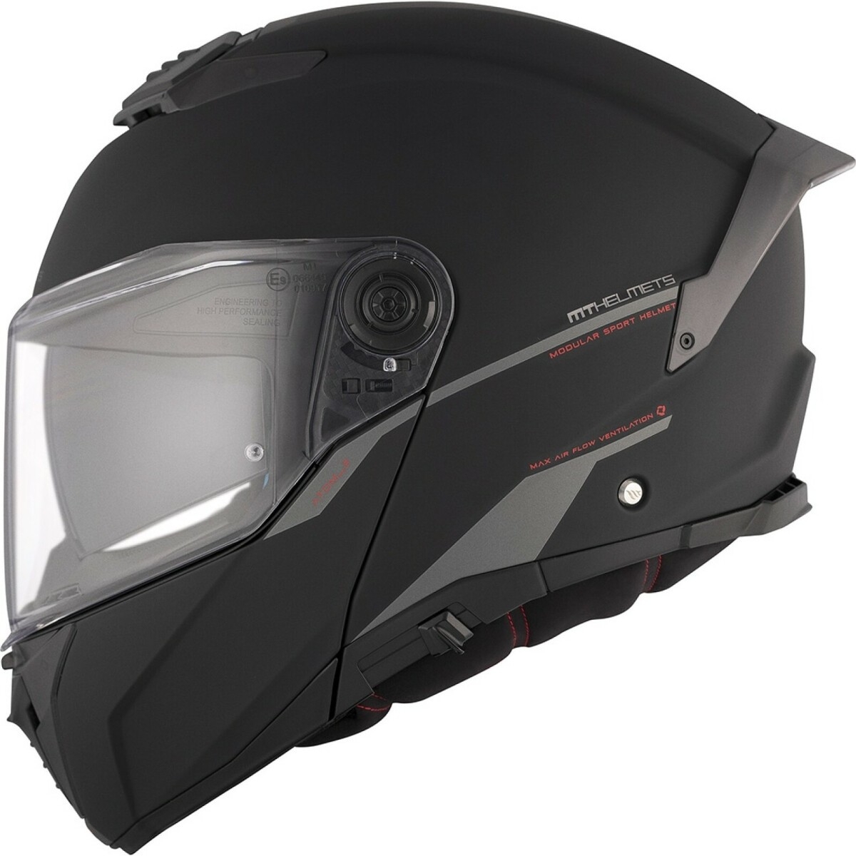 CASQUE MT ATOM 2 SV SOLID L/NOIR MAT
