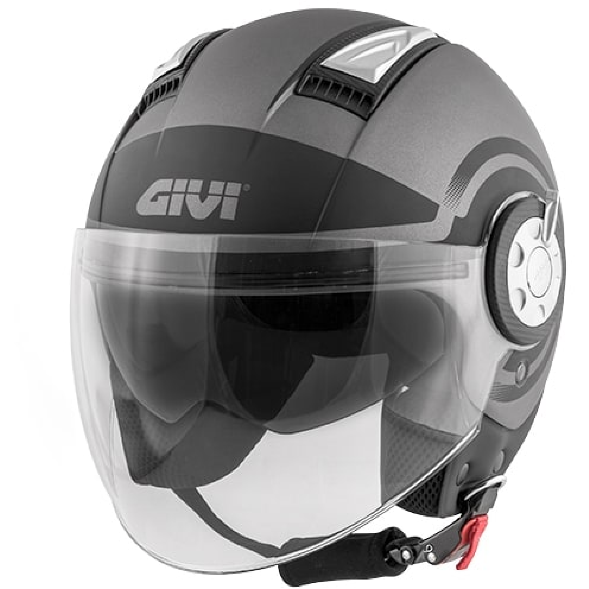 Casque Givi 11.1 Air Jet-R Round Titane Mat Noir - L
